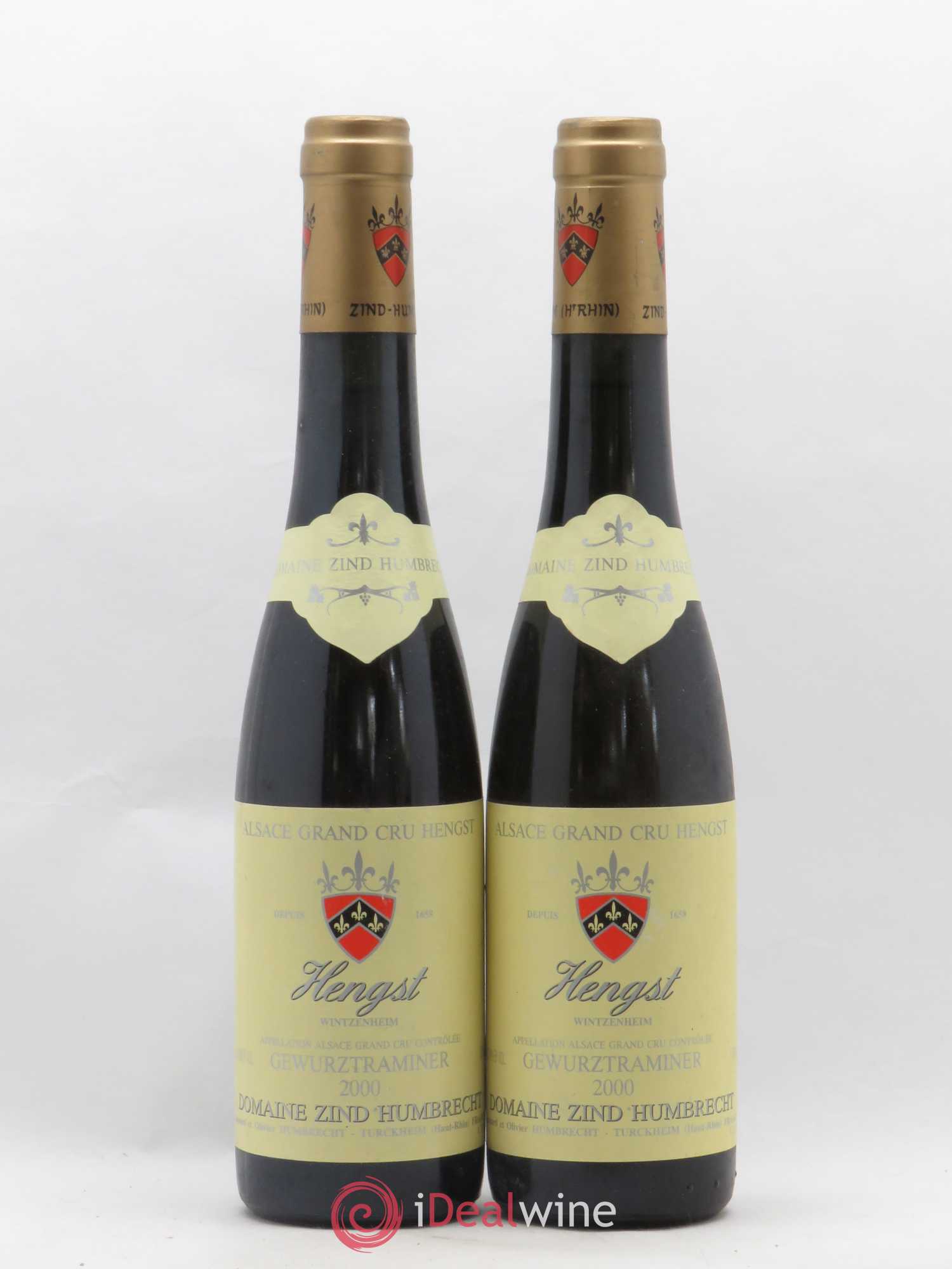 Alsace Gewurztraminer Grand Cru Hengst Zind-Humbrecht (Domaine) 2000 - Lot de 2 demi bouteilles - 0