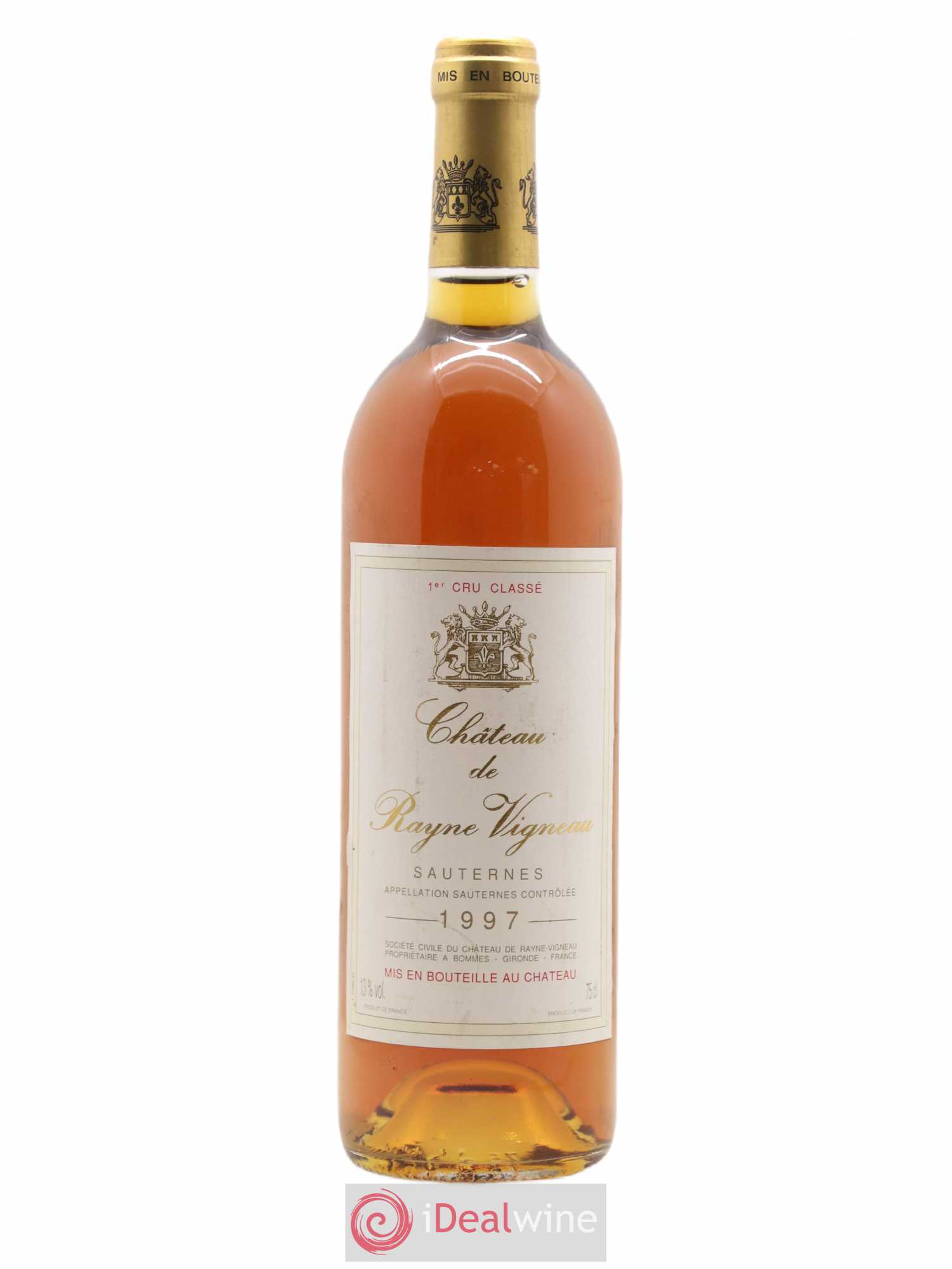Château de Rayne Vigneau 1er Grand Cru Classé 1997 - Lotto di 1 bottiglia - 0