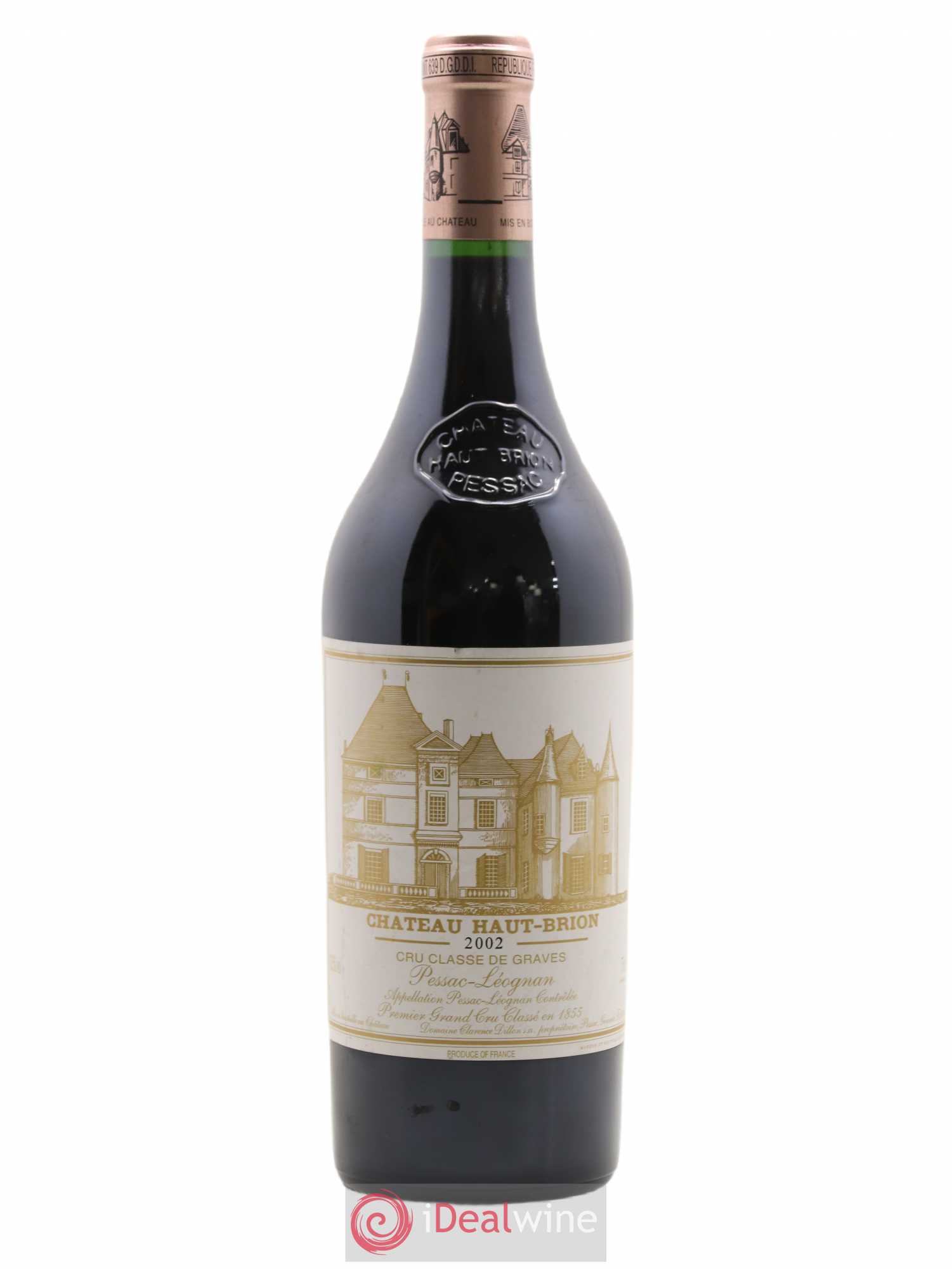 Château Haut Brion 1er Grand Cru Classé 2002 - Lot de 1 bouteille - 0