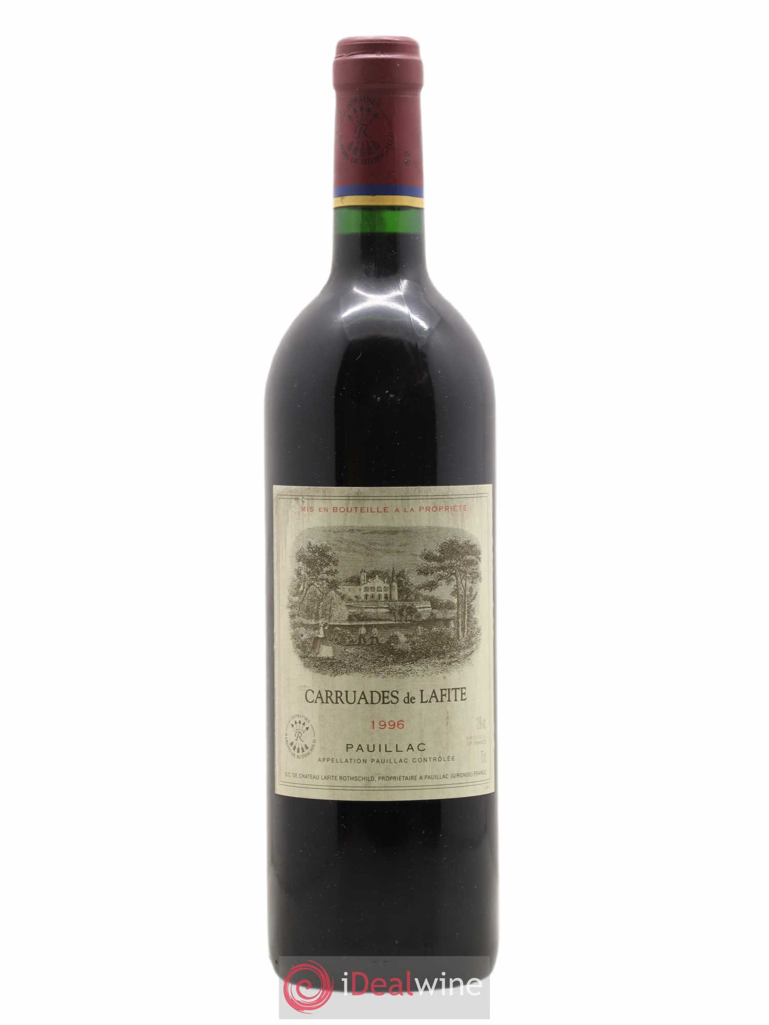 Carruades de Lafite Rothschild Second Vin 1996 - Lot de 1 bouteille - 0