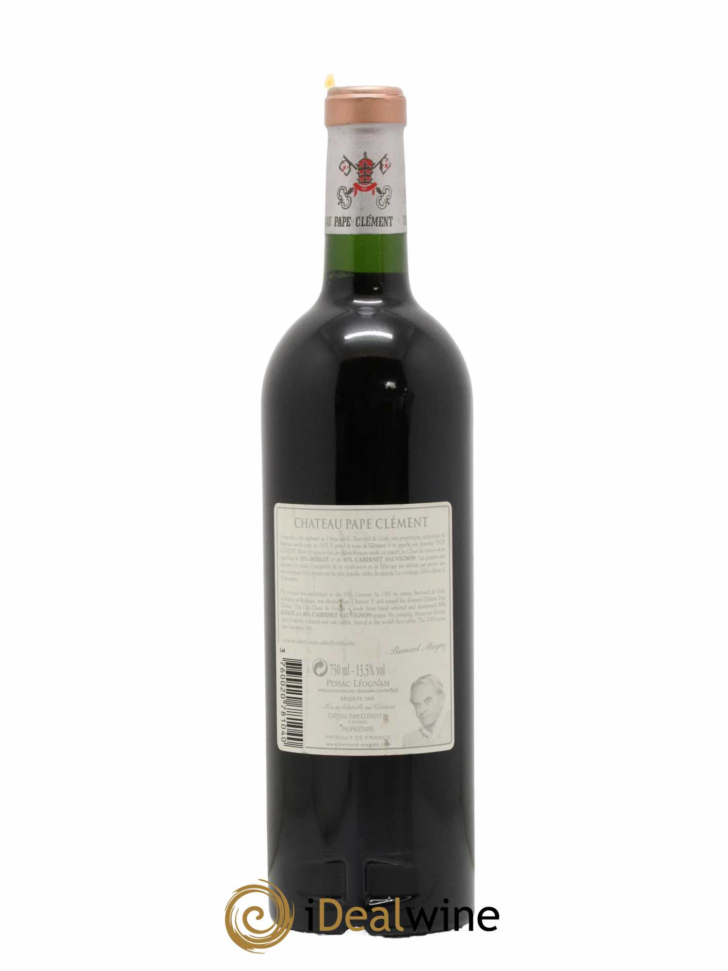 Château Pape Clément Cru Classé de Graves 2005 - Lot de 1 bouteille - 1