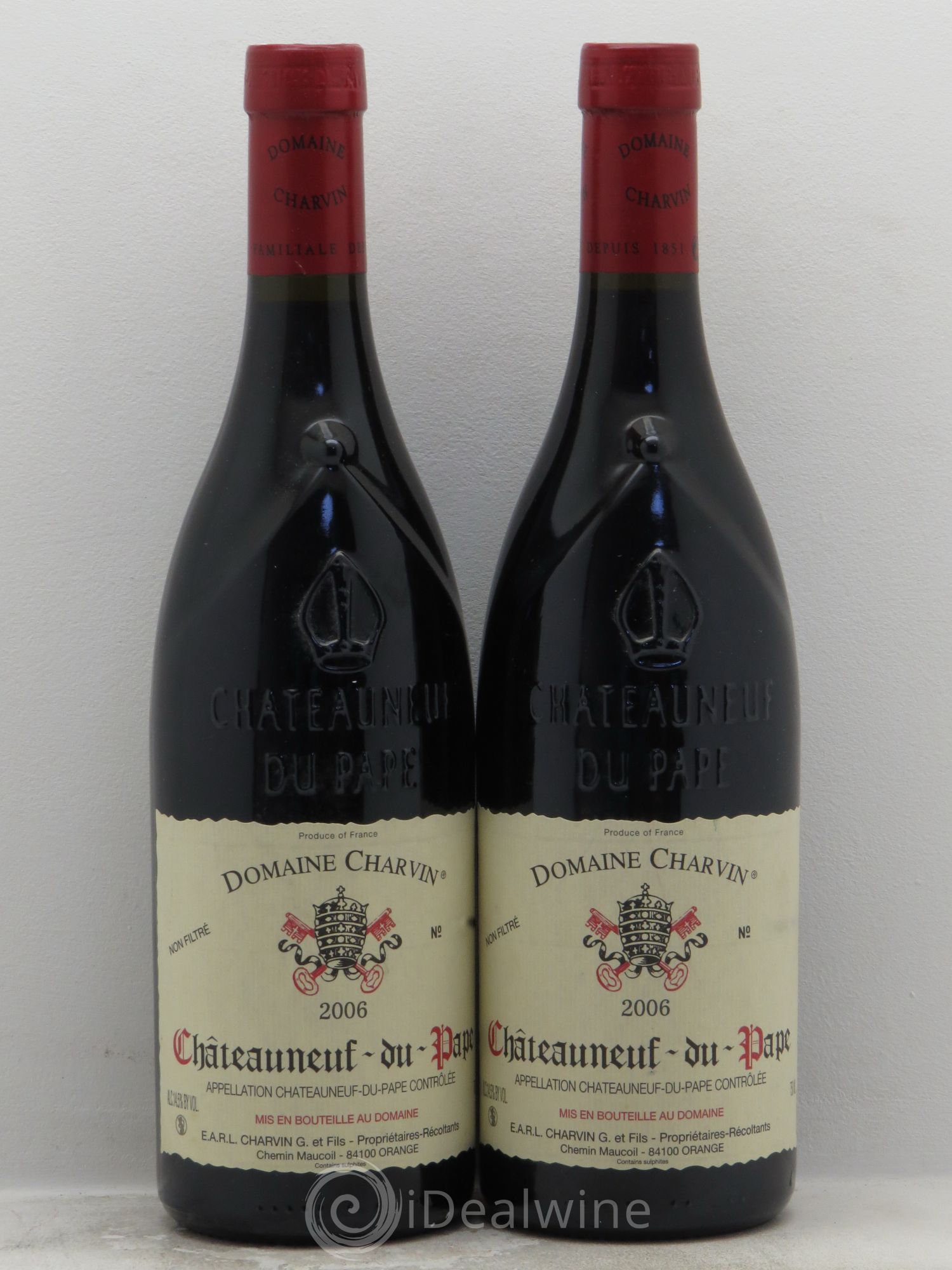 Châteauneuf-du-Pape Charvin (Domaine) 2006 - Lot de 2 bouteilles - 0