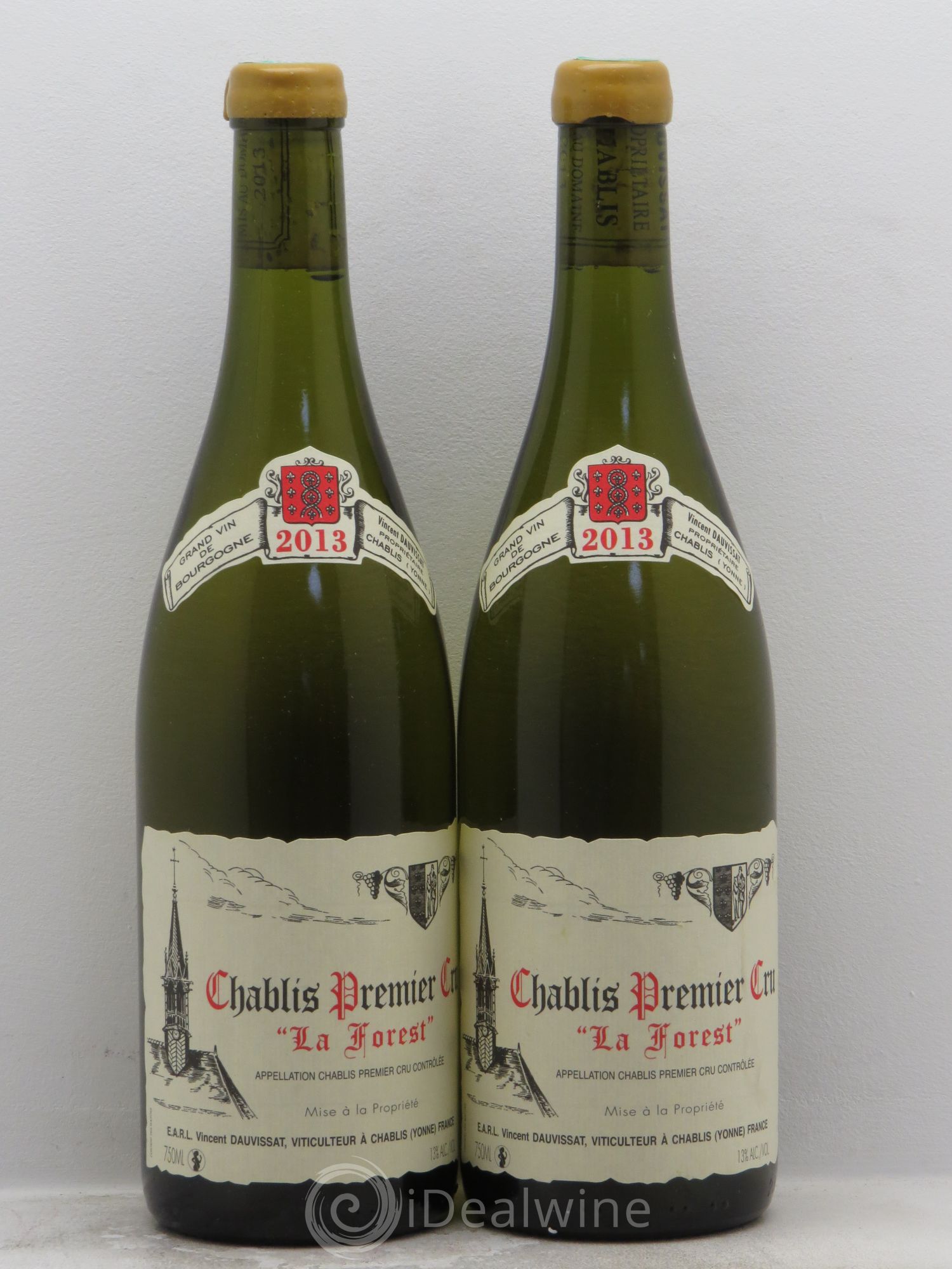 Chablis 1er Cru La Forest Vincent Dauvissat (Domaine) 2013 - Lot de 2 bouteilles - 0