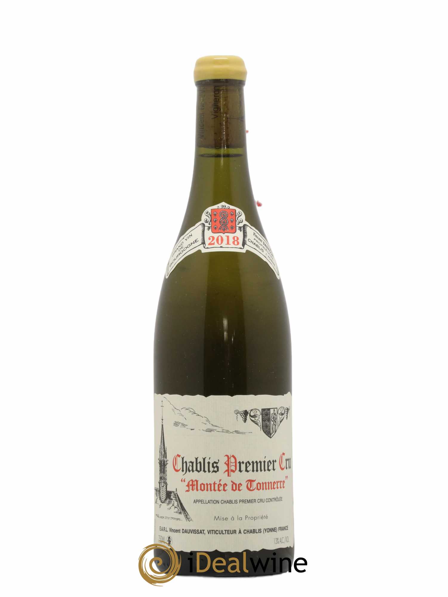 Chablis 1er Cru Montée de Tonnerre Vincent Dauvissat (Domaine) 2018 - Lot de 1 bouteille - 0