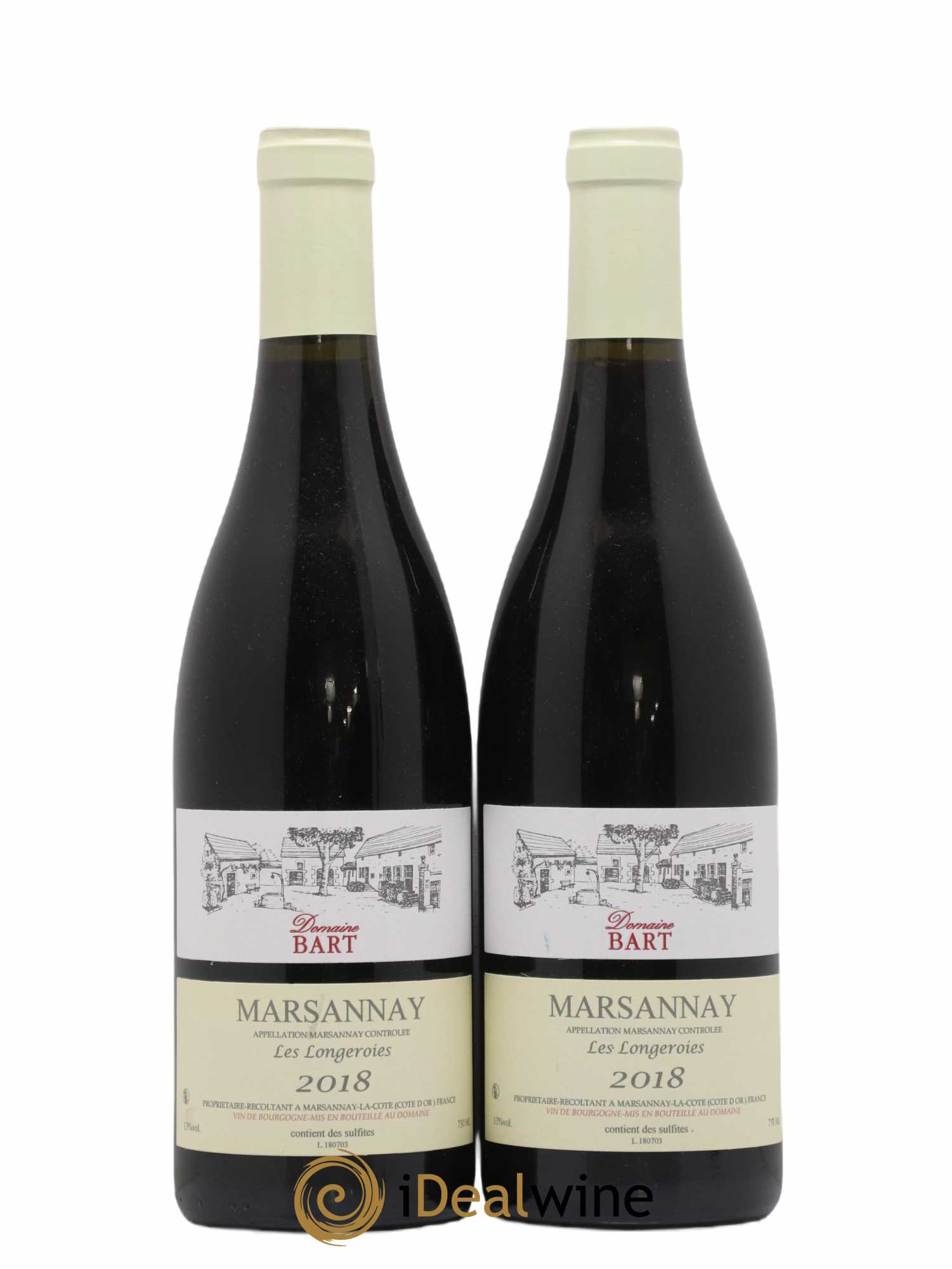 Marsannay Les Longeroies Bart (Domaine) 2018 - Lot de 2 bouteilles - 0