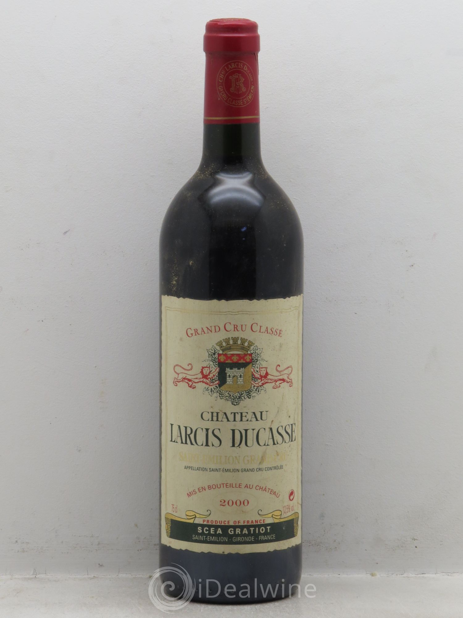 Château Larcis Ducasse 1er Grand Cru Classé B 2000 - Lot de 1 bouteille - 0