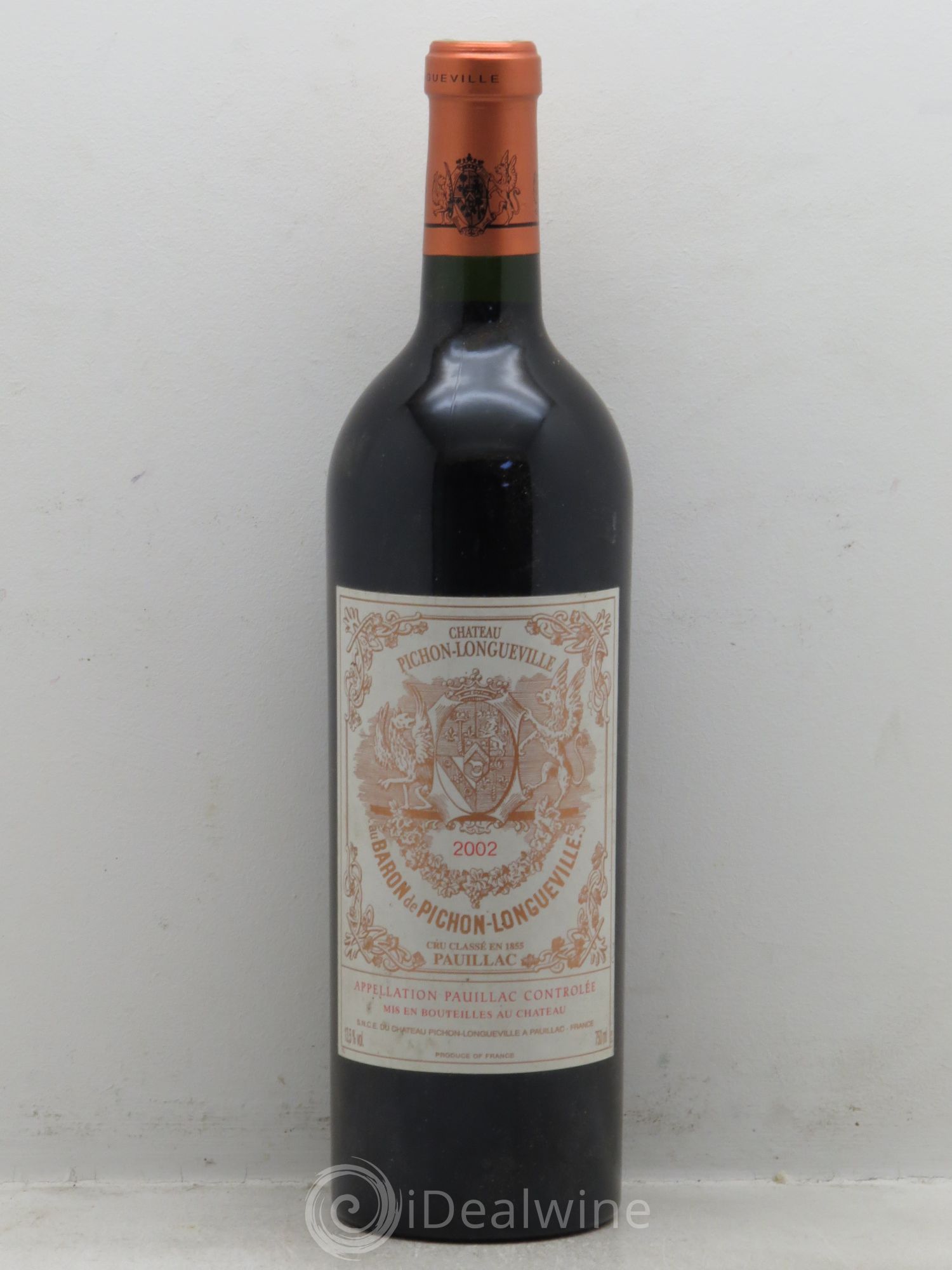 Pichon Longueville Baron 2ème Grand Cru Classé 2002 - Lot de 1 bouteille - 0