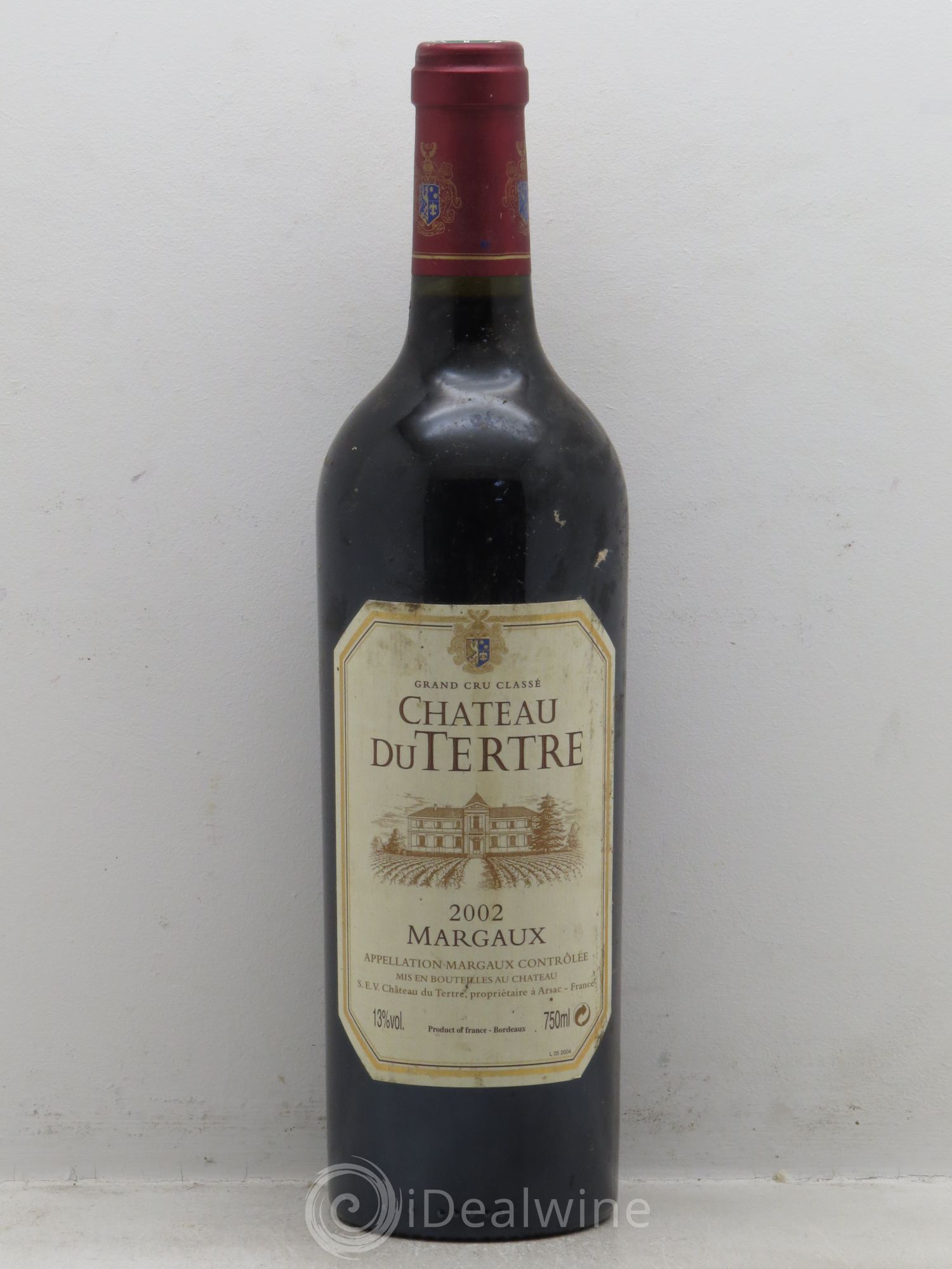 Château du Tertre 5ème Grand Cru Classé 2002 - Lot de 1 bouteille - 0