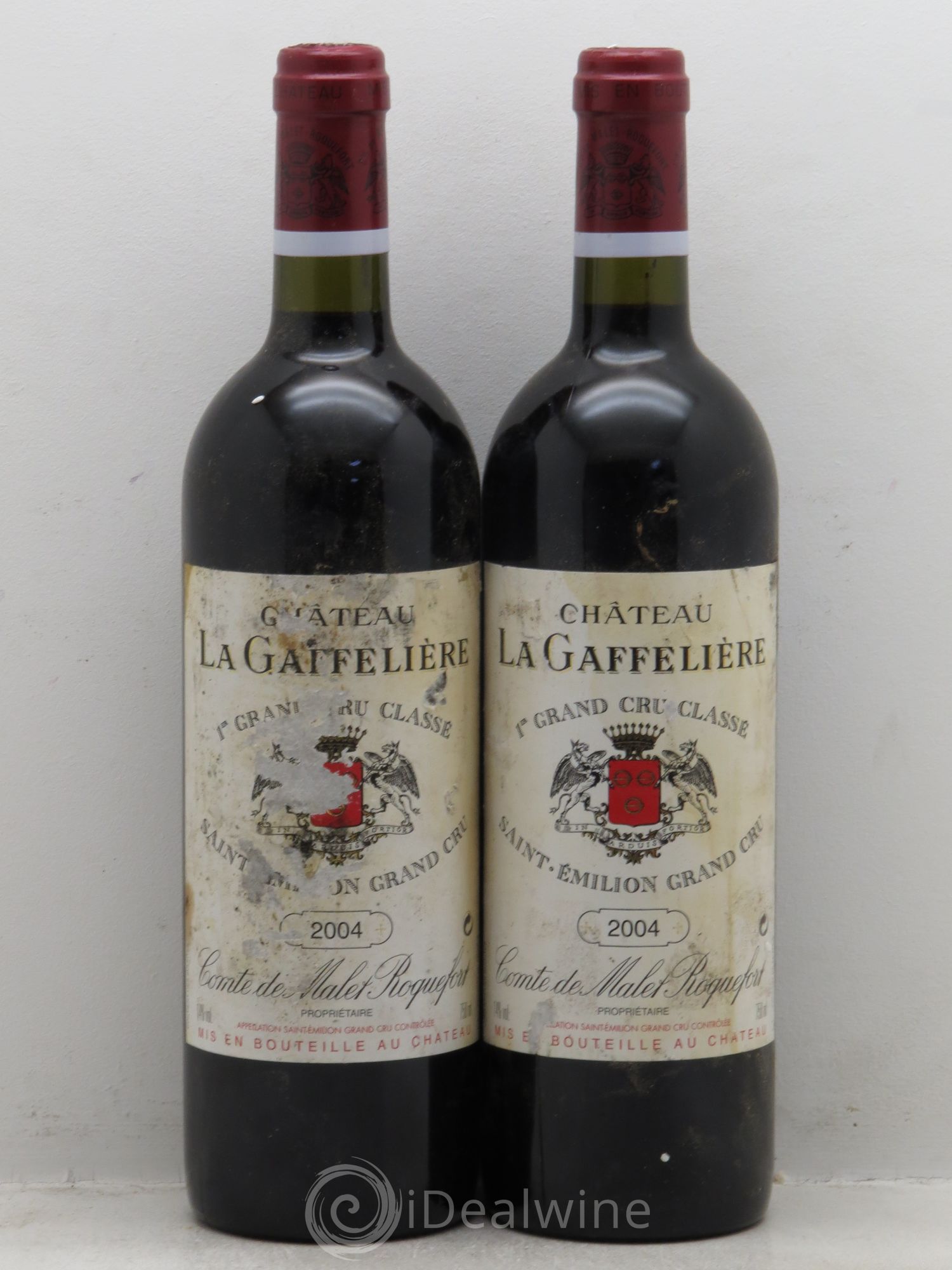 Château la Gaffelière 1er Grand Cru Classé B 2004 - Lot de 2 bouteilles - 0