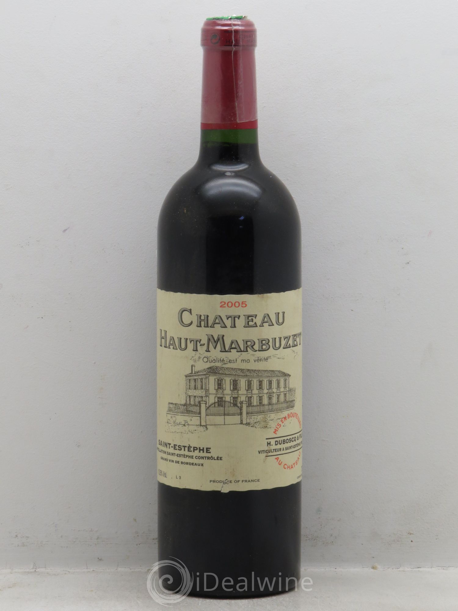 Château Haut Marbuzet 2005 - Lot de 1 bouteille - 0
