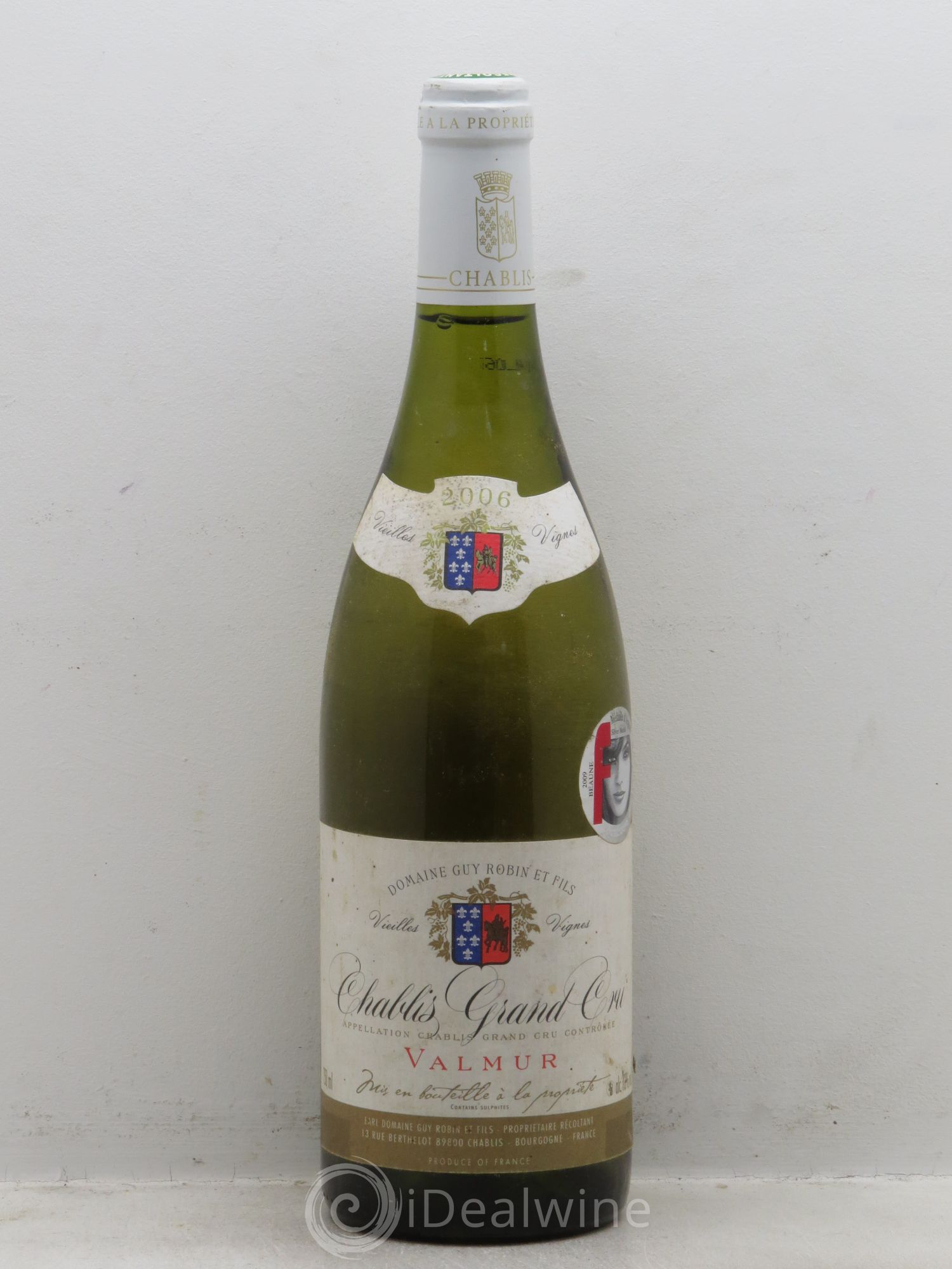 Chablis Grand Cru Domaine Guy Rolin 2006 - Lot de 1 bouteille - 0