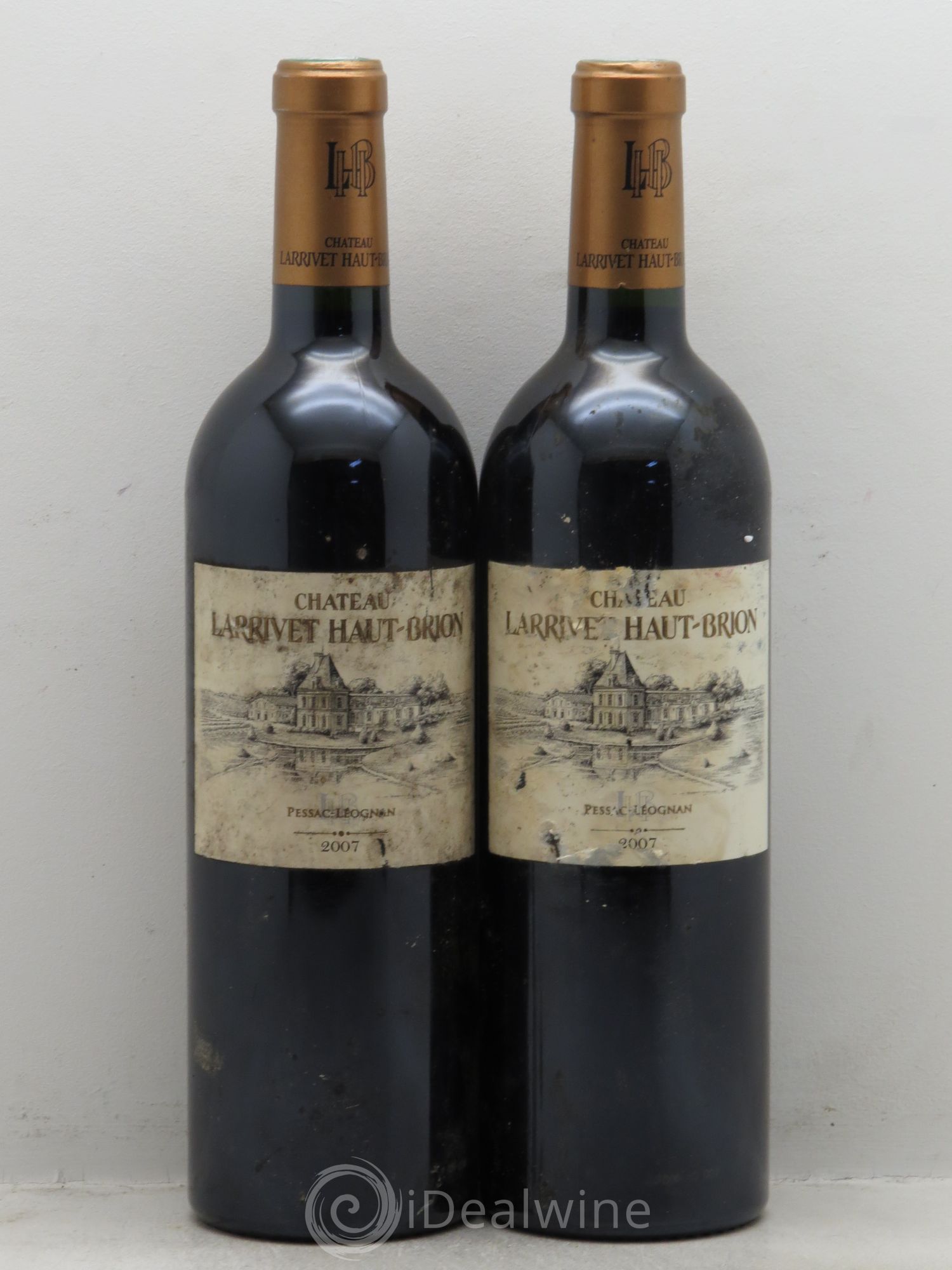 Château Larrivet Haut-Brion 2007 - Lot de 2 bouteilles - 0