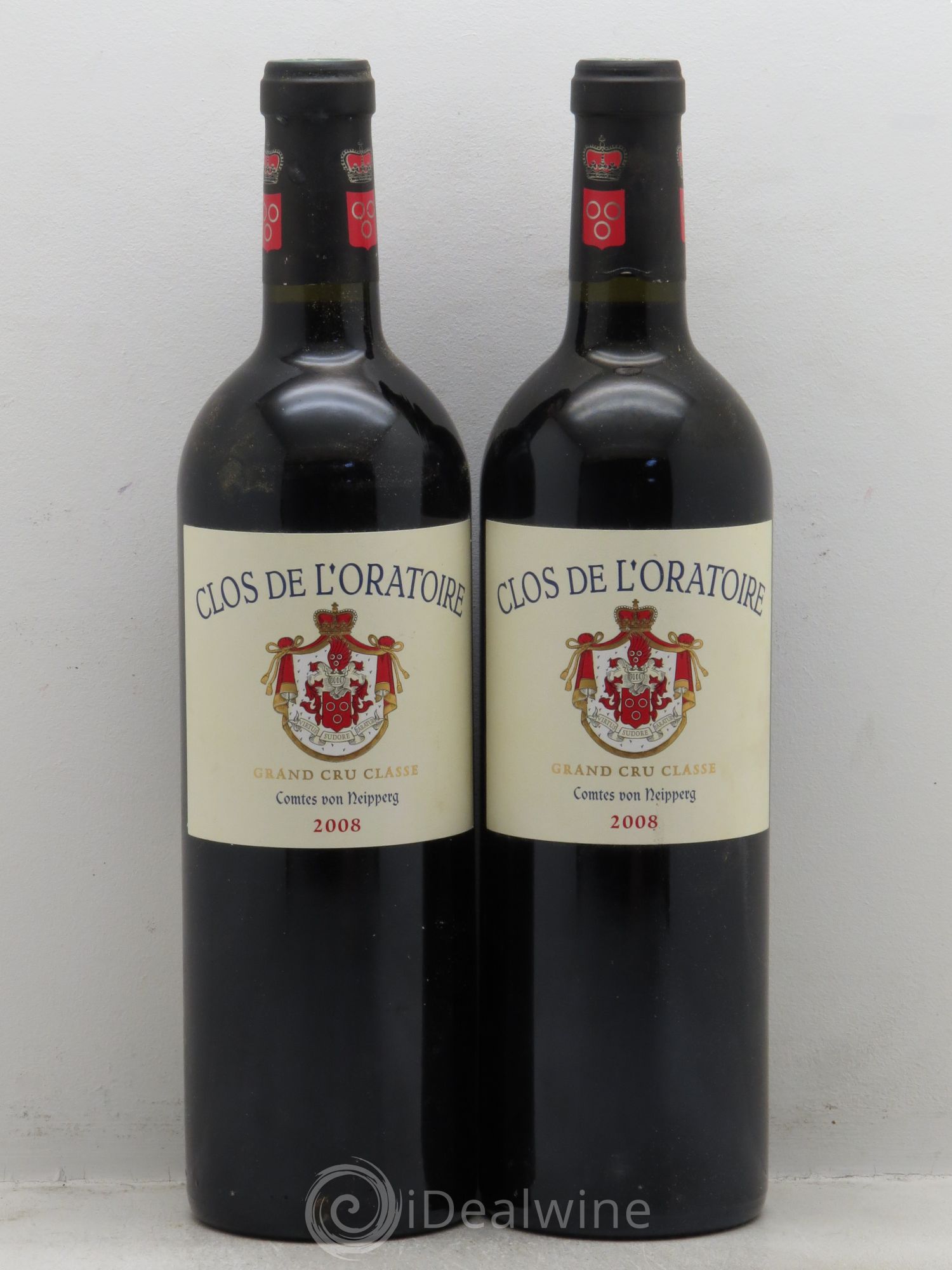 Clos de l'Oratoire Grand Cru Classé 2008 - Lot de 2 bouteilles - 0