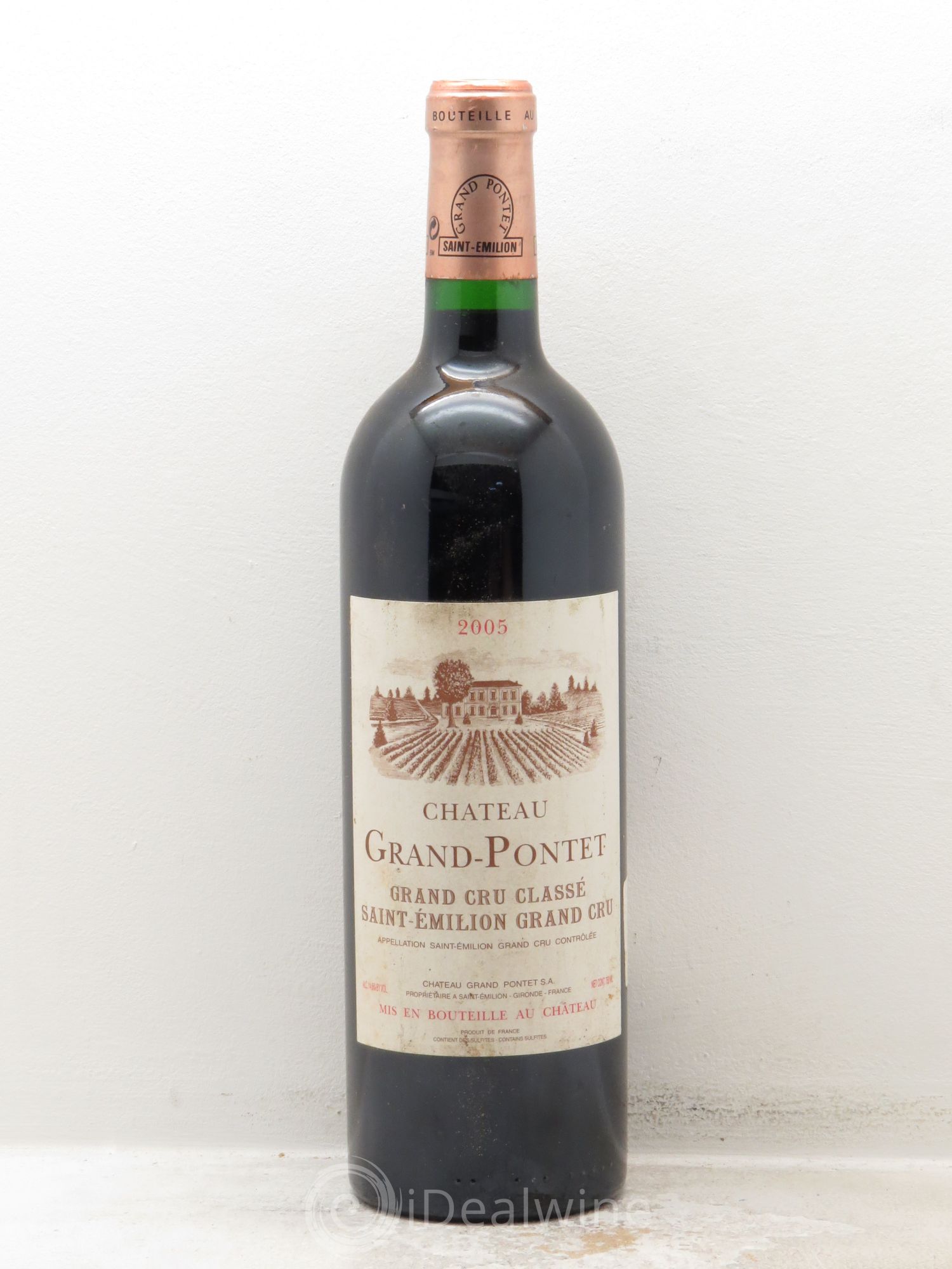 Château Grand Pontet Grand Cru Classé 2005 - Lot de 1 bouteille - 0