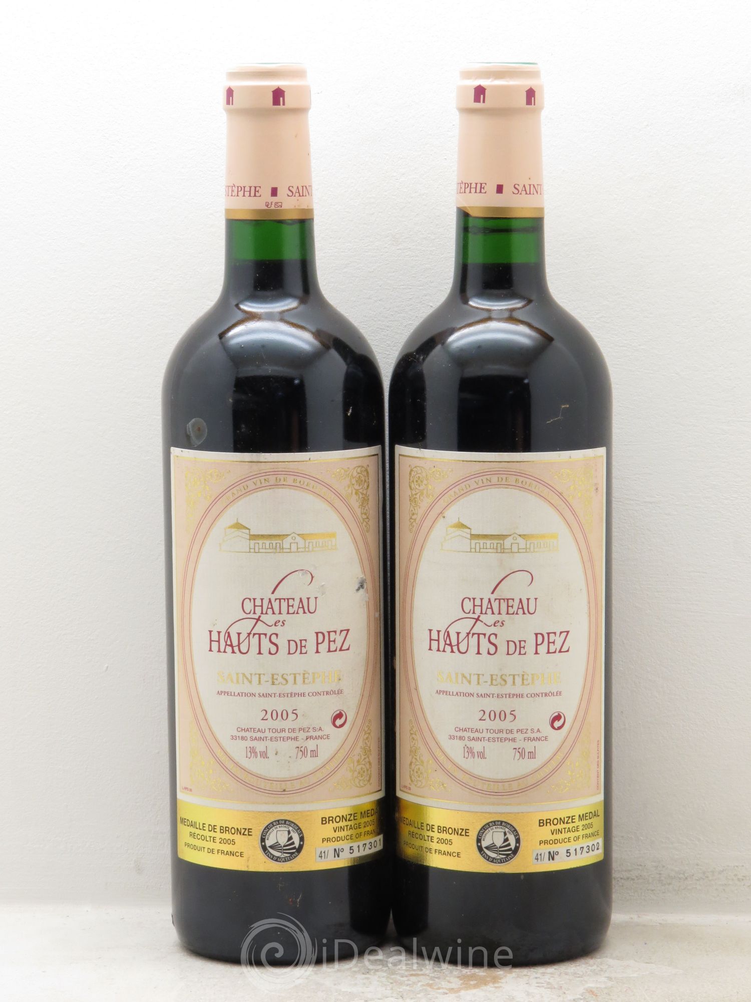 Saint-Estèphe les Hauts de Pez 2005 - Posten von 2 Flaschen - 0