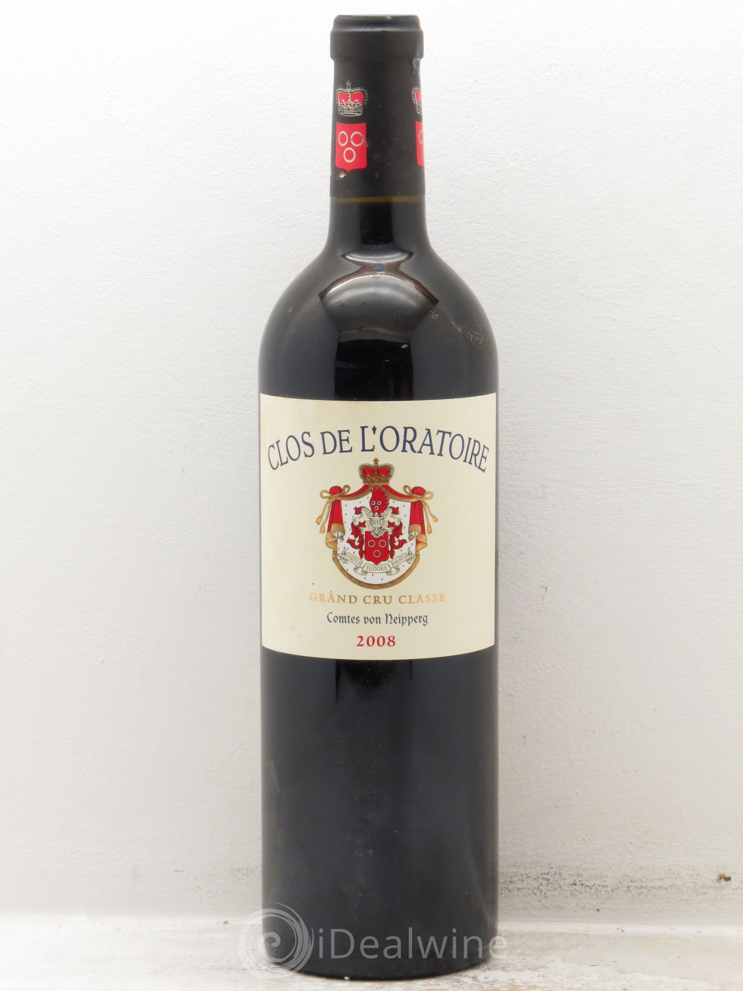 Clos de l'Oratoire Grand Cru Classé 2008 - Lot de 1 bouteille - 0