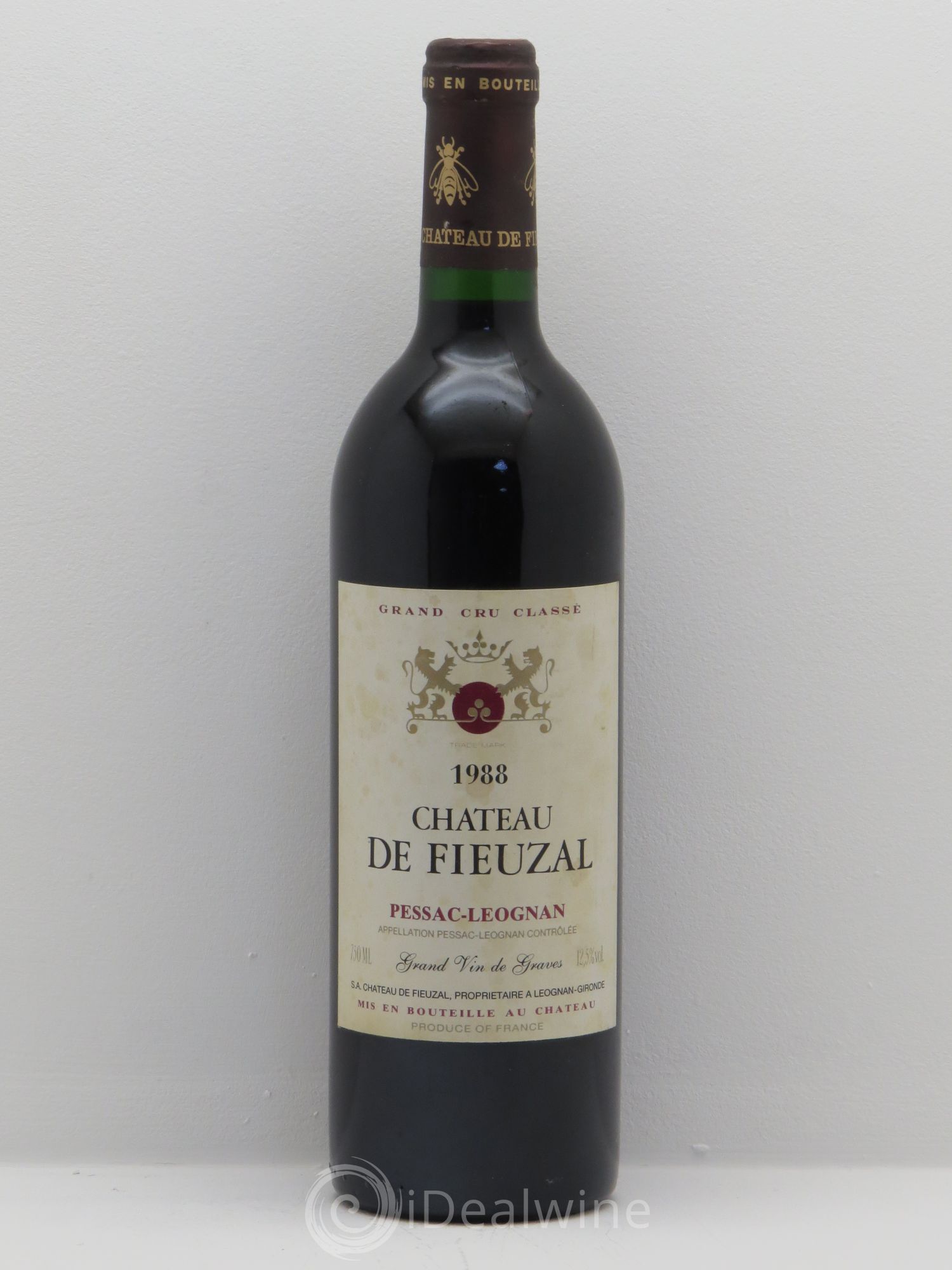 Château de Fieuzal Cru Classé de Graves 1988 - Lot de 1 bouteille - 0