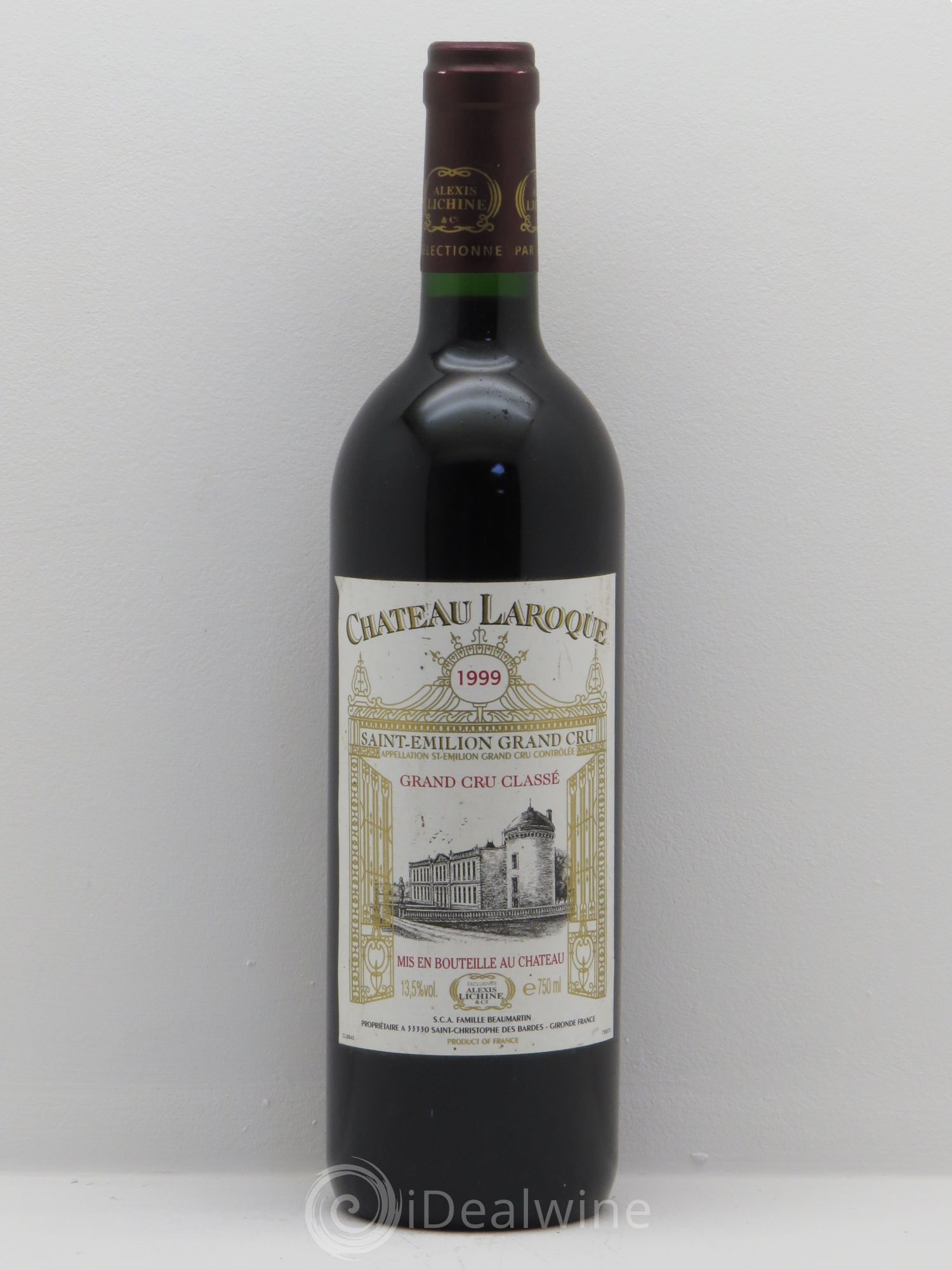 Château Laroque Grand Cru Classé (sans prix de réserve) 1999 - Lot de 1 bouteille - 0