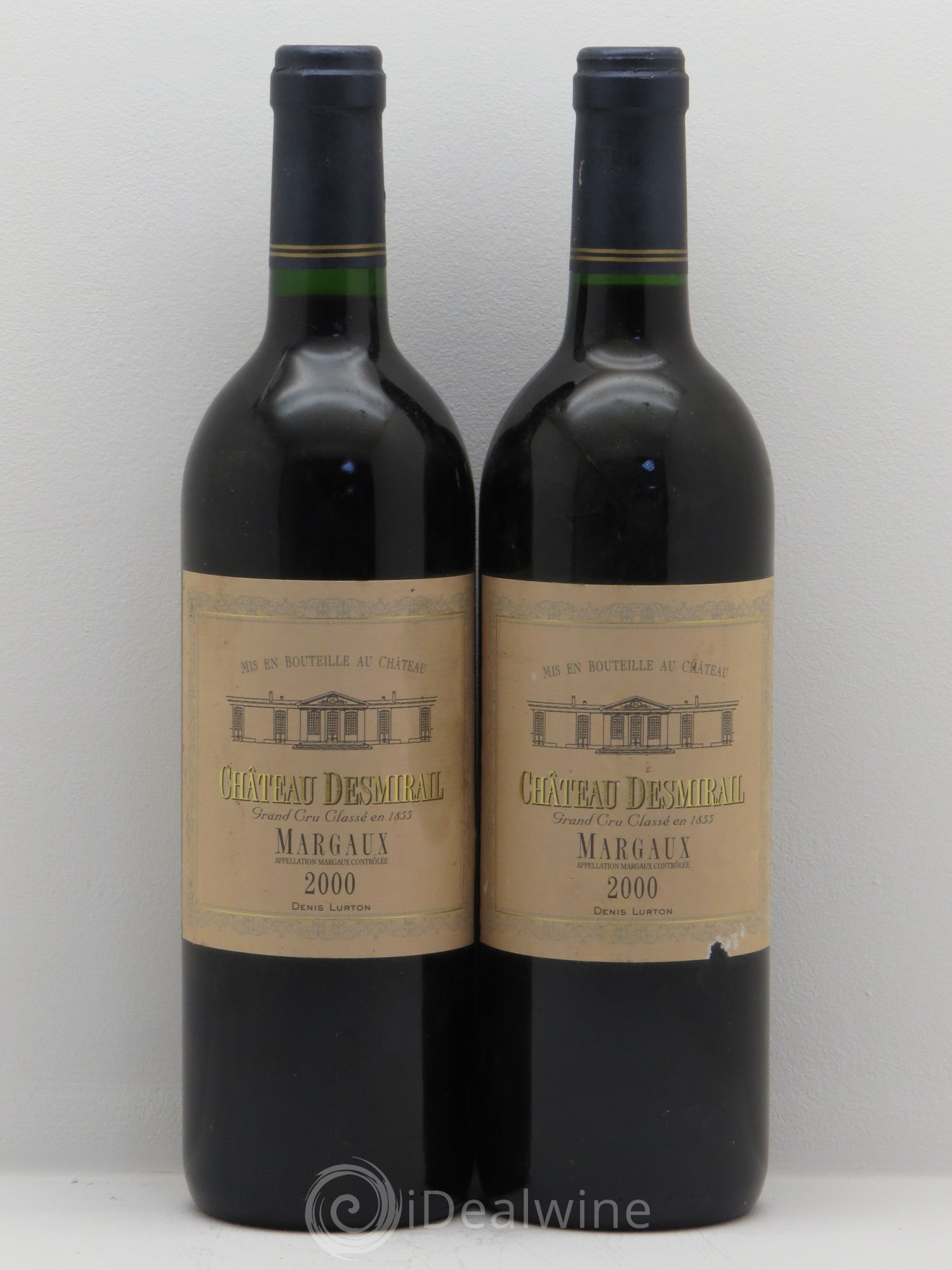Château Desmirail 3ème Grand Cru Classé 2000 - Lot de 2 bouteilles - 0