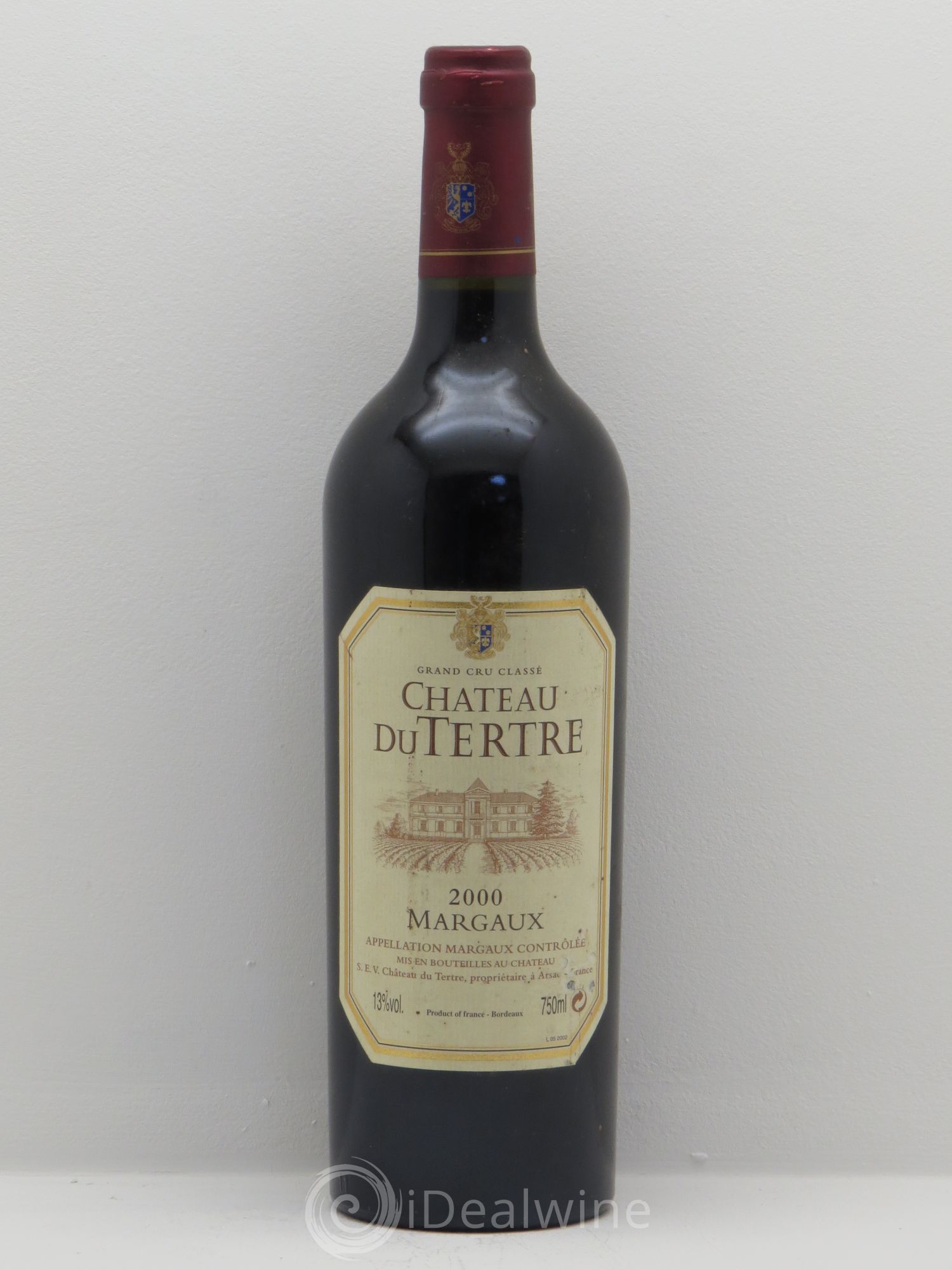 Château du Tertre 5ème Grand Cru Classé 2000 - Lot de 1 bouteille - 0