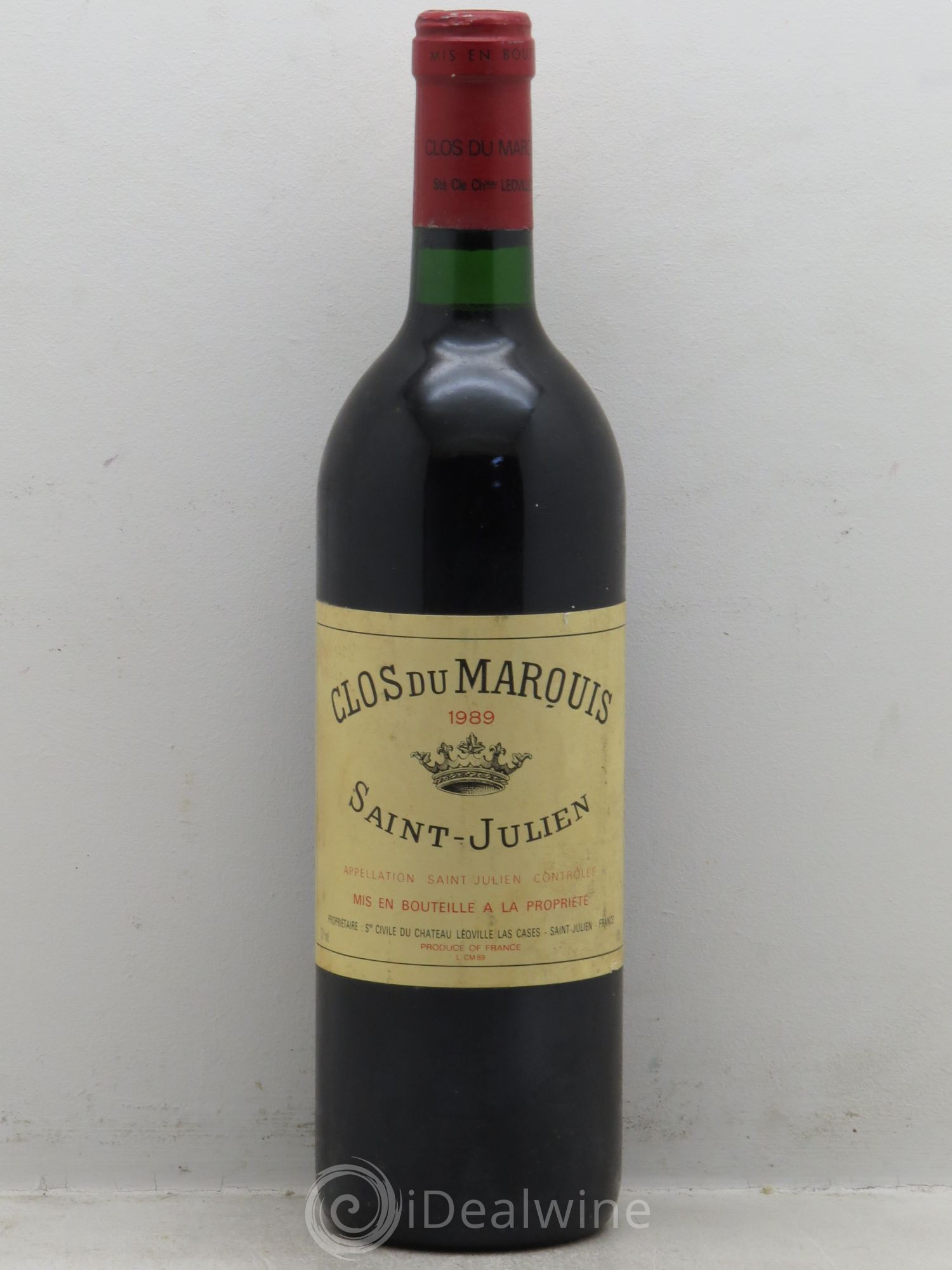 Clos du Marquis 1989 - Lot de 1 bouteille - 0