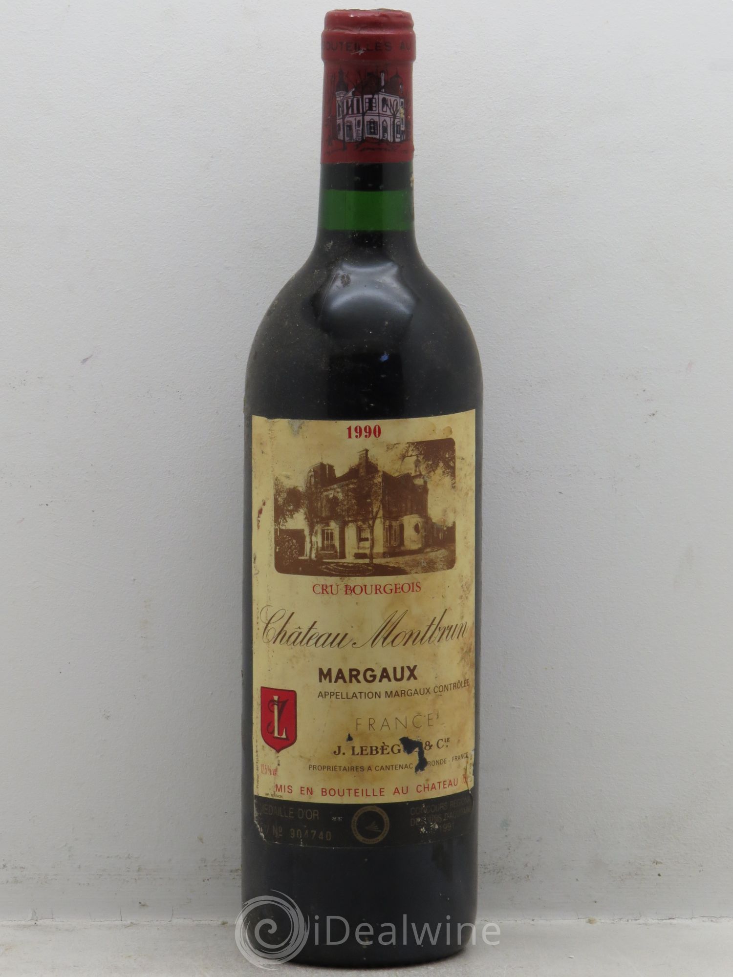 Château Montbrun Cru Bourgeois 1990 - Lot de 1 bouteille - 0