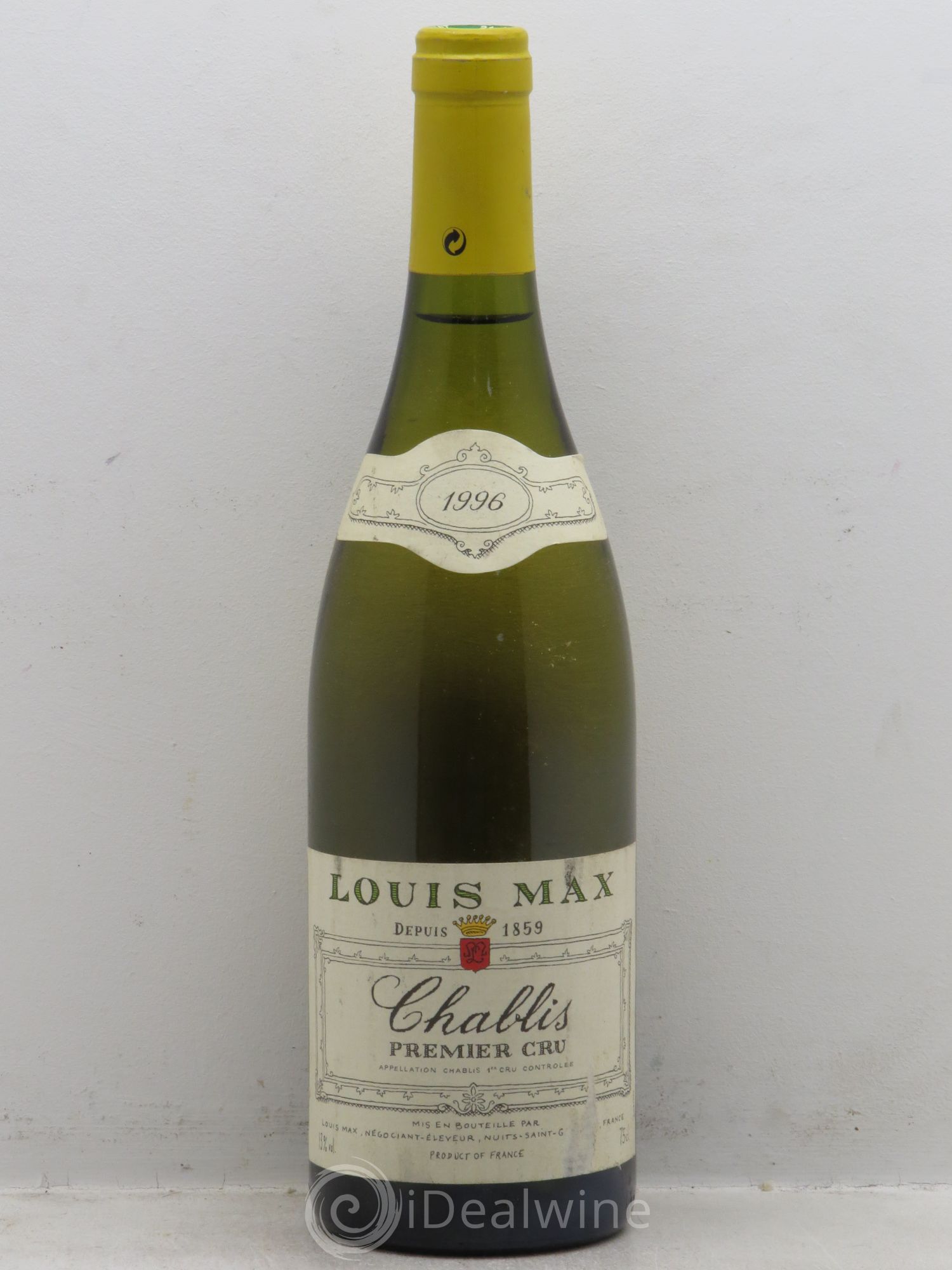 Chablis 1er Cru Louis Max 1996 - Lot de 1 bouteille - 0