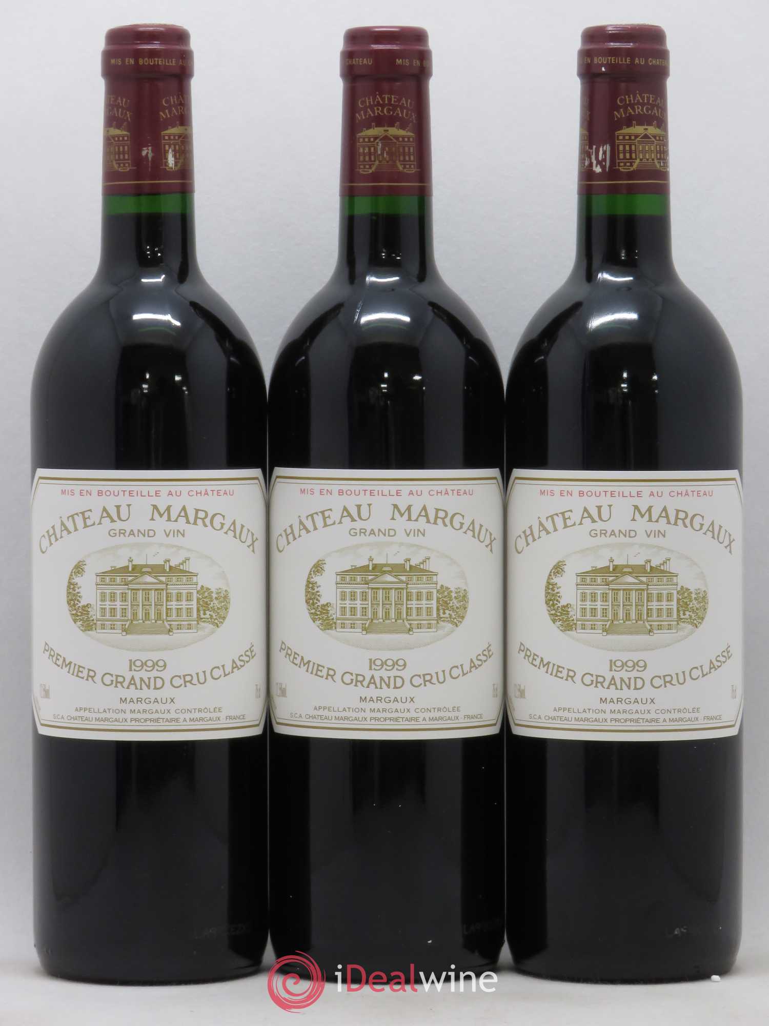 Château Margaux 1er Grand Cru Classé 1999 - Lot de 6 bouteilles - 1
