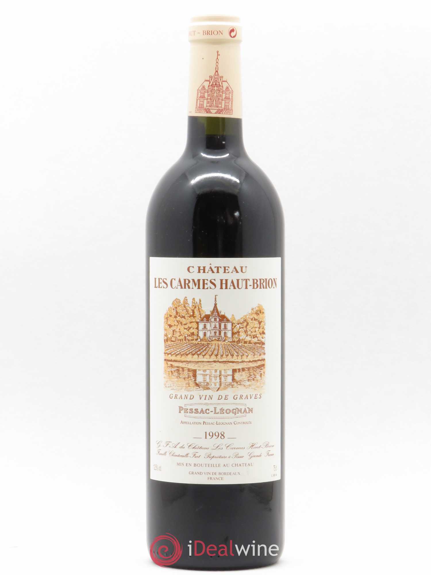 Château Les Carmes Haut-Brion 1998 - Lot de 1 bouteille - 0