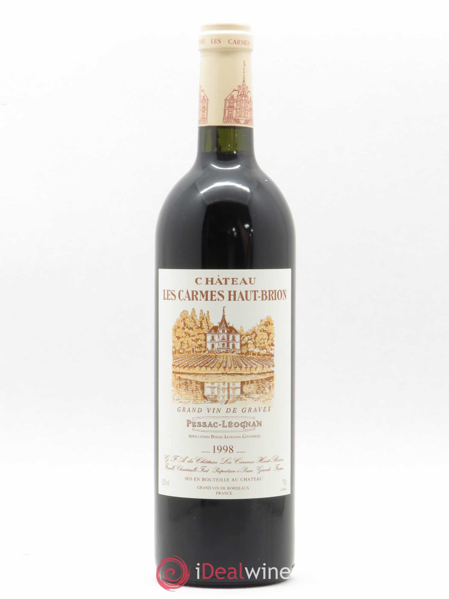 Château Les Carmes Haut-Brion 1998 - Lot de 1 bouteille - 0