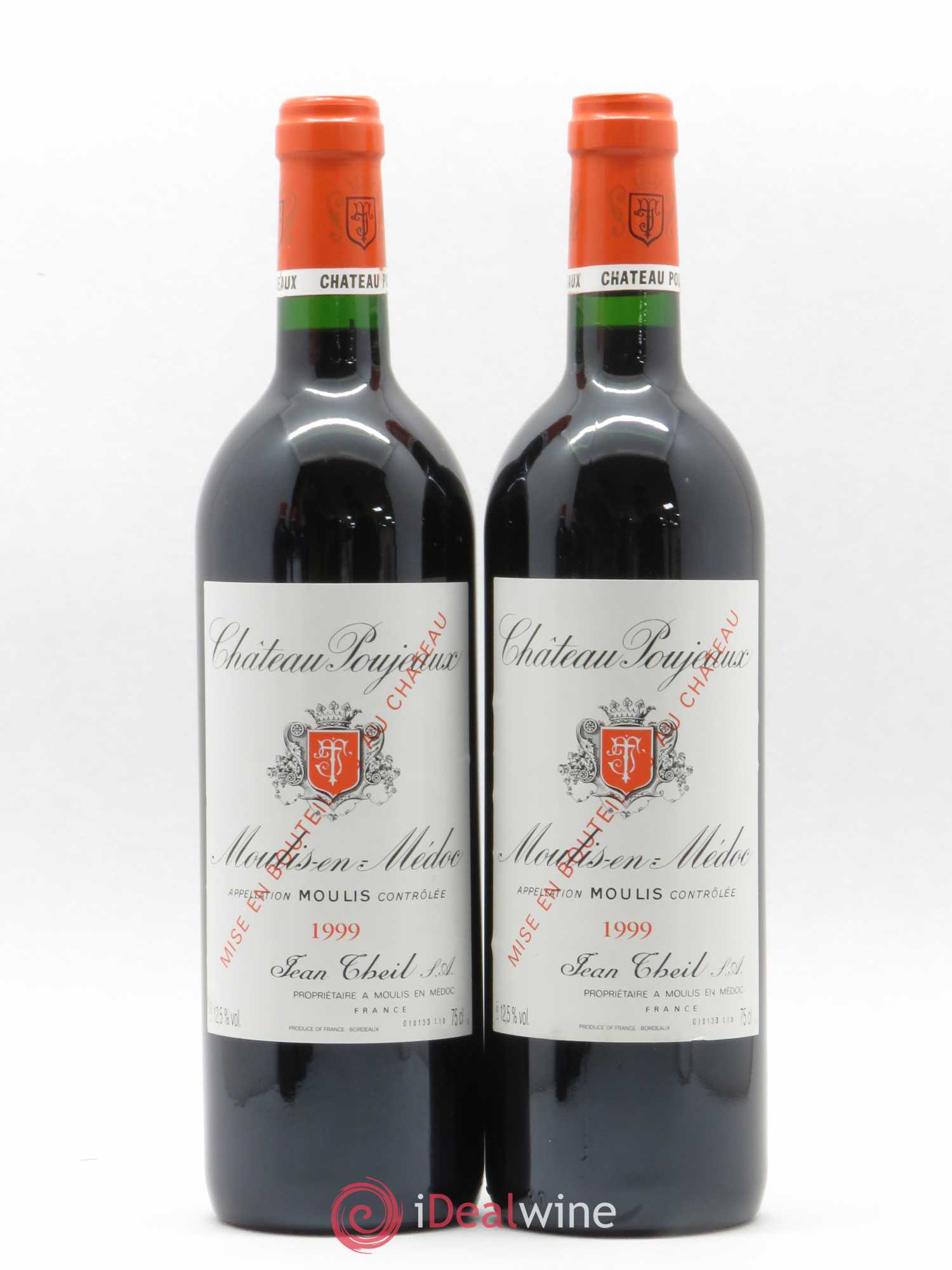 Château Poujeaux 1999 - Lot de 5 bouteilles - 2