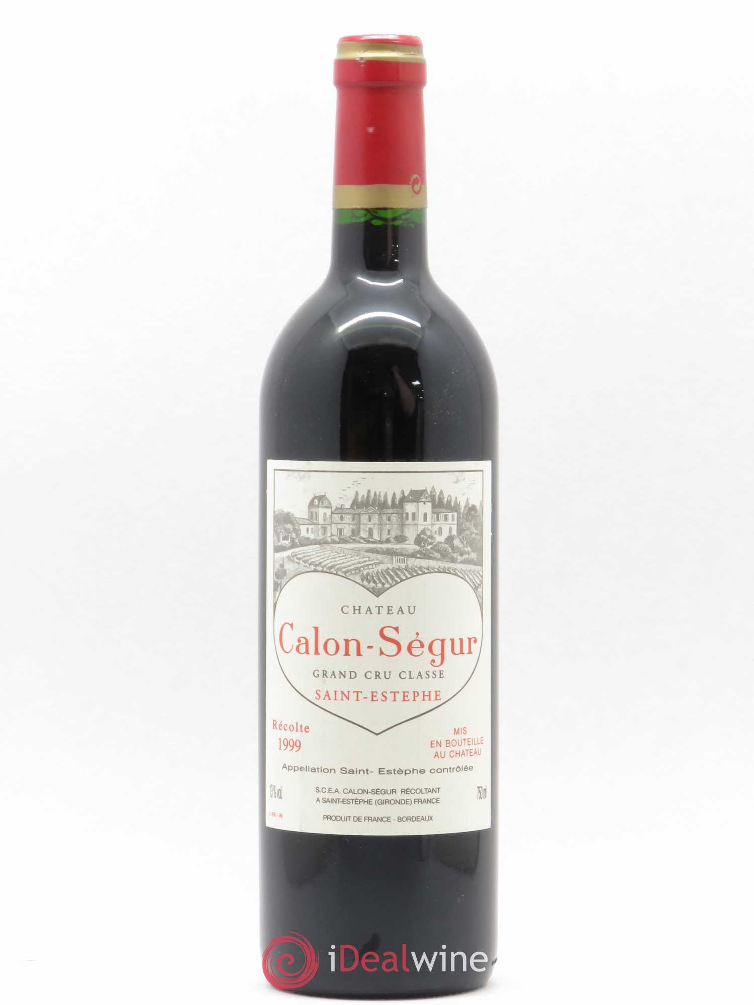 Château Calon Ségur 3ème Grand Cru Classé 1999 - Lot de 1 bouteille - 0