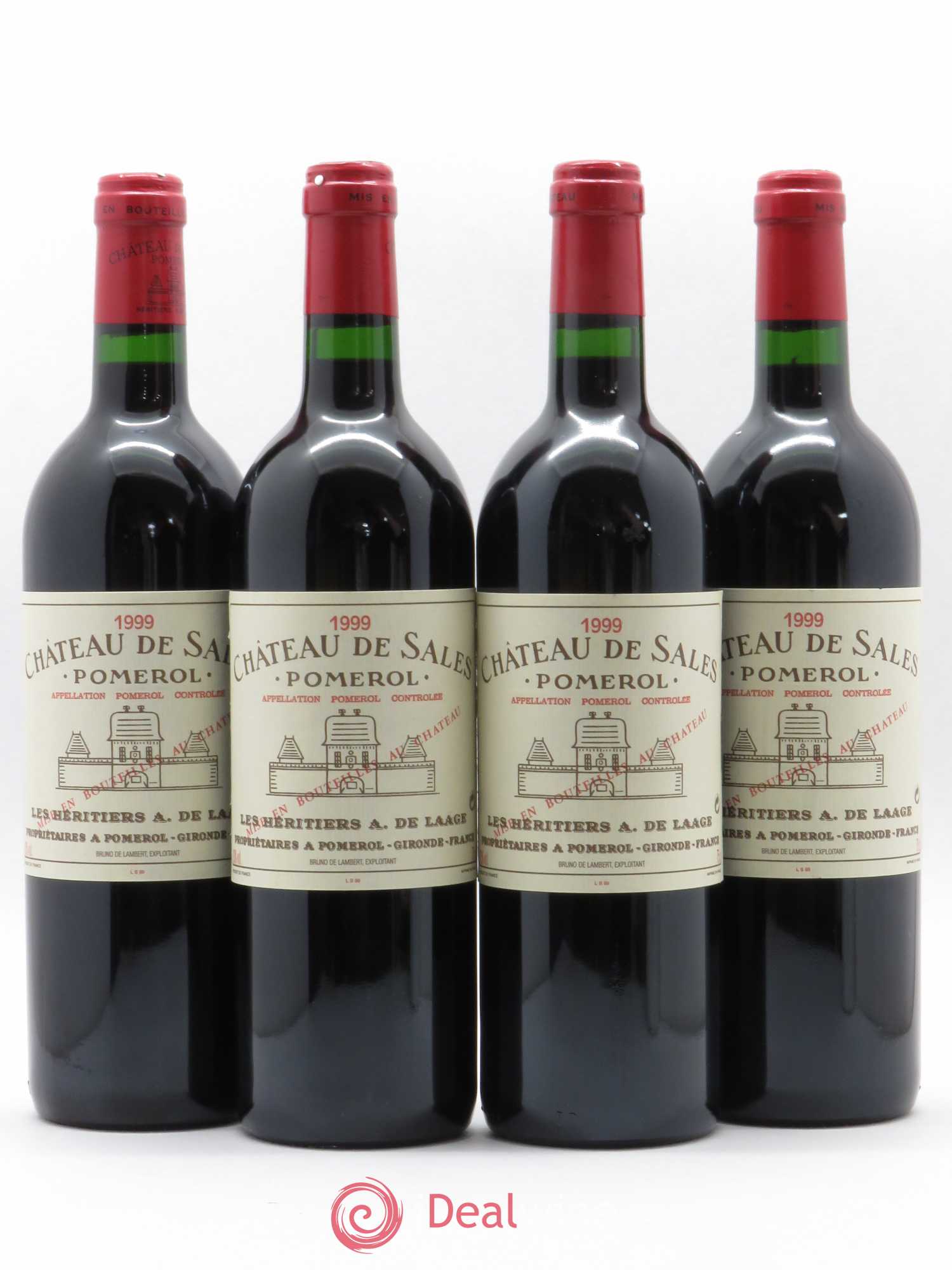 Château de Sales 1999 - Lot de 4 bouteilles - 0