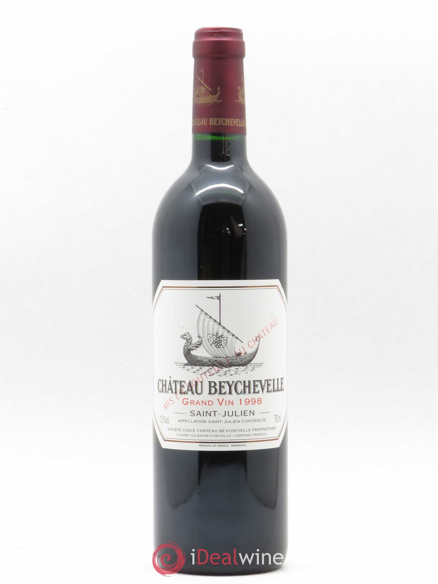 Château Beychevelle 4ème Grand Cru Classé 1998 - Lot de 1 bouteille - 0