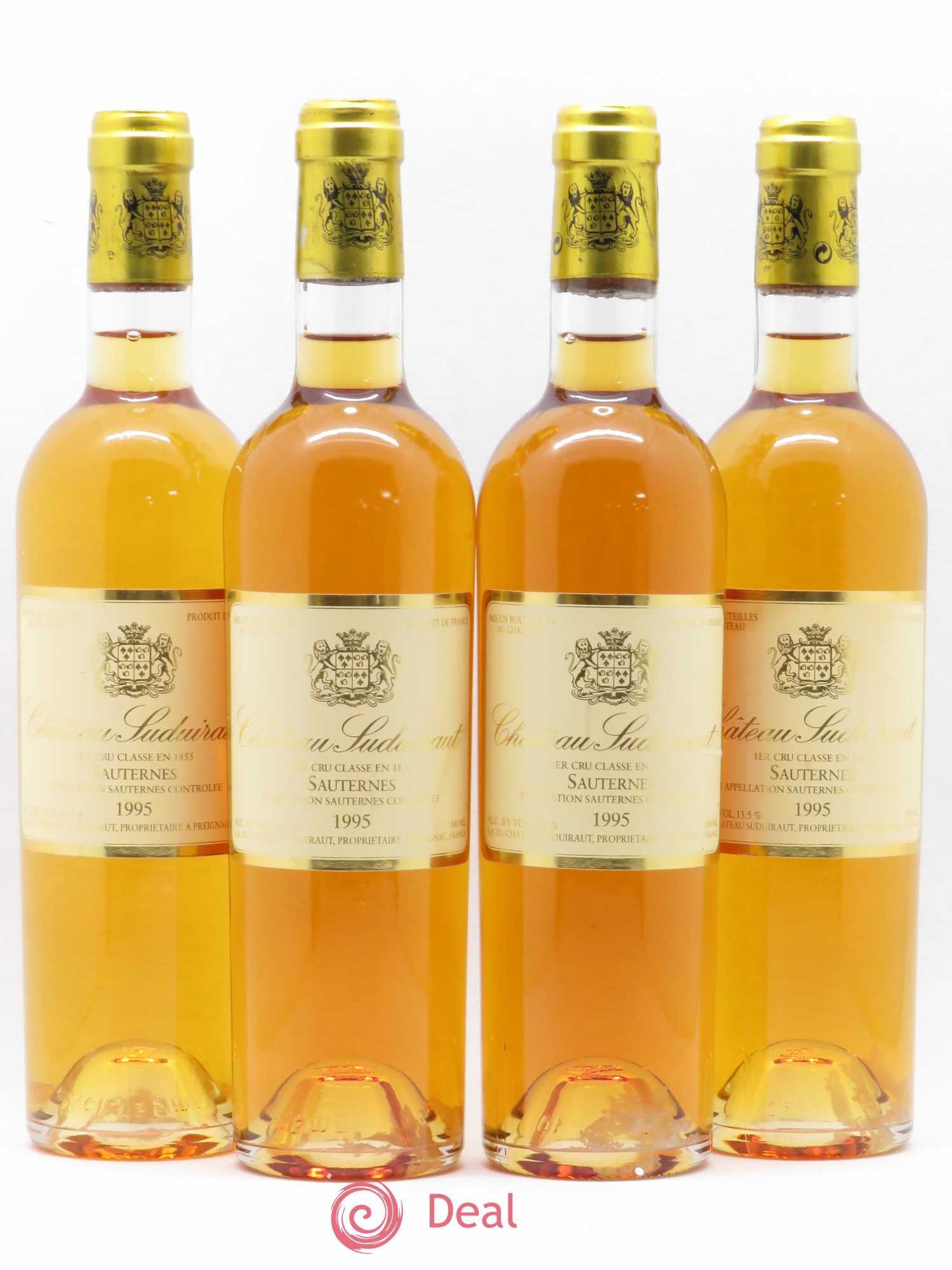 Château Suduiraut 1er Grand Cru Classé 50cl 1995 - Lotto di 4 bottiglie - 0