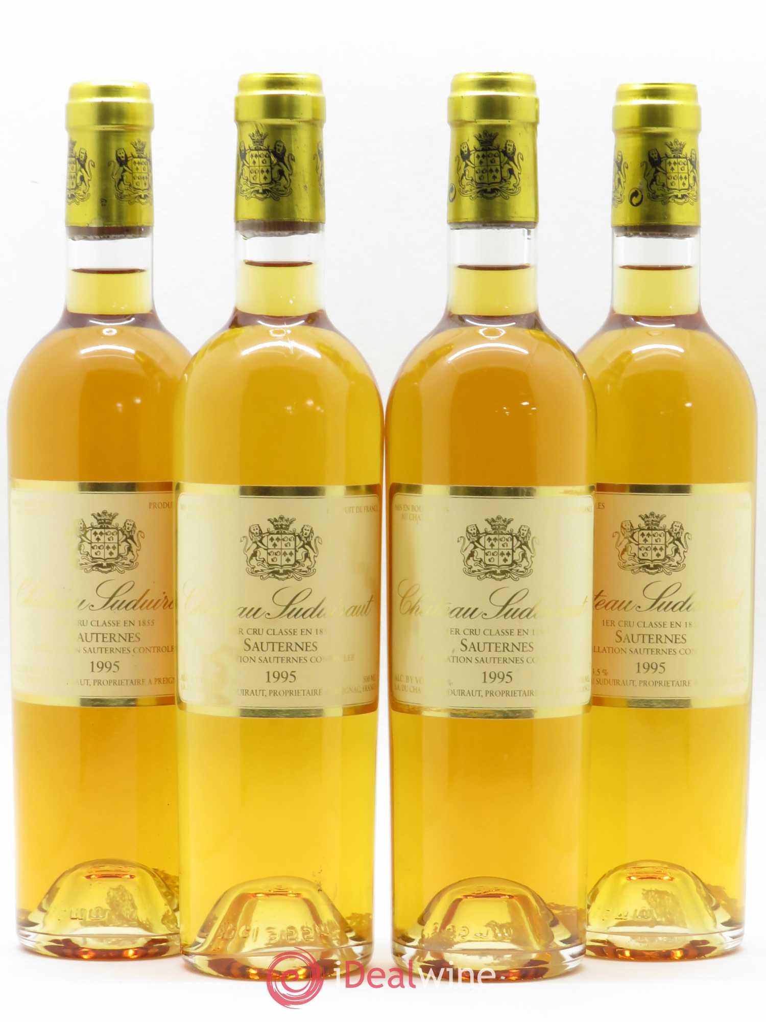 Château Suduiraut 1er Grand Cru Classé 50cl 1995 - Lotto di 4 bottiglie - 0