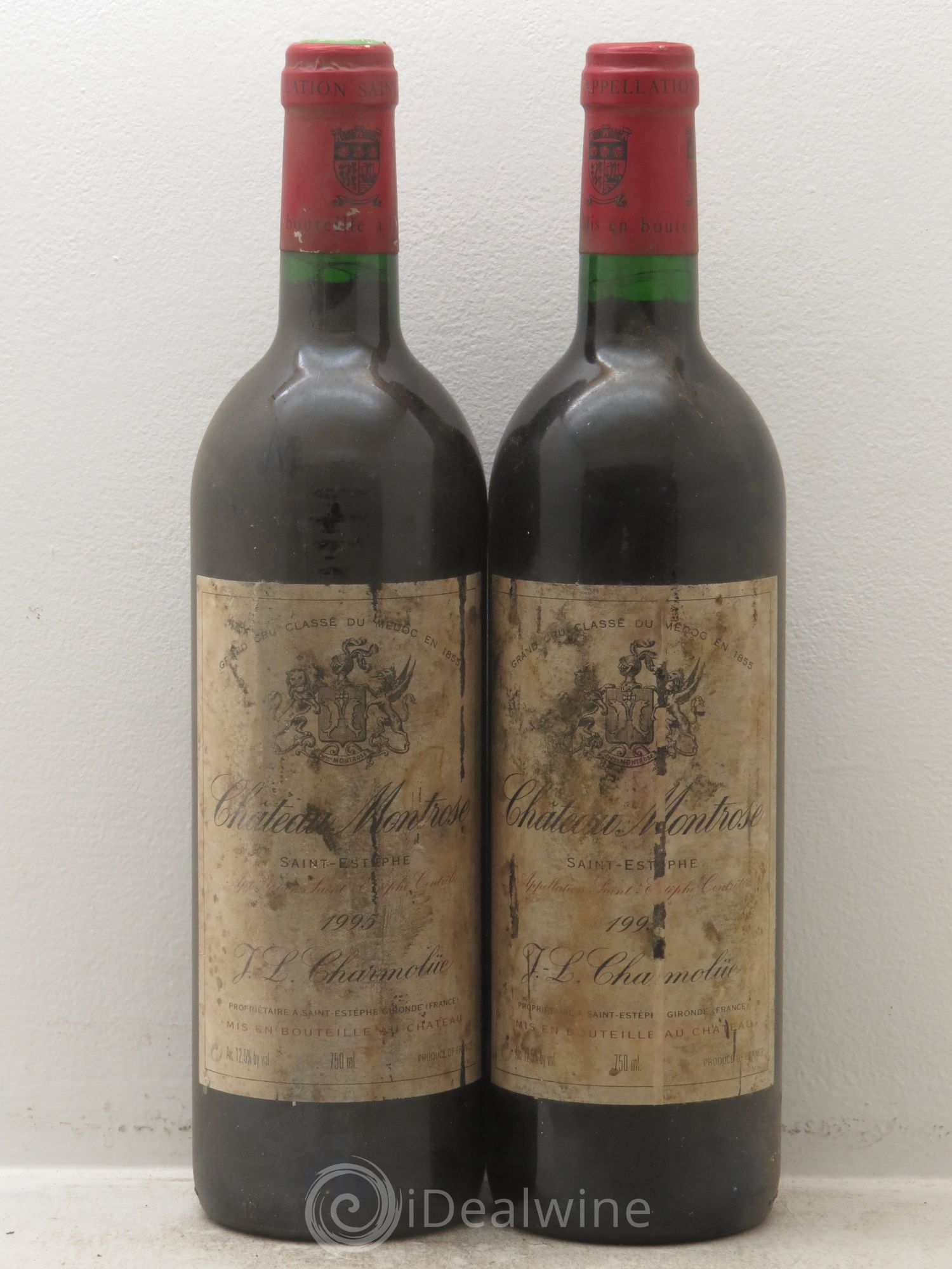 Château Montrose 2ème Grand Cru Classé 1995 - Lot de 2 bouteilles - 0