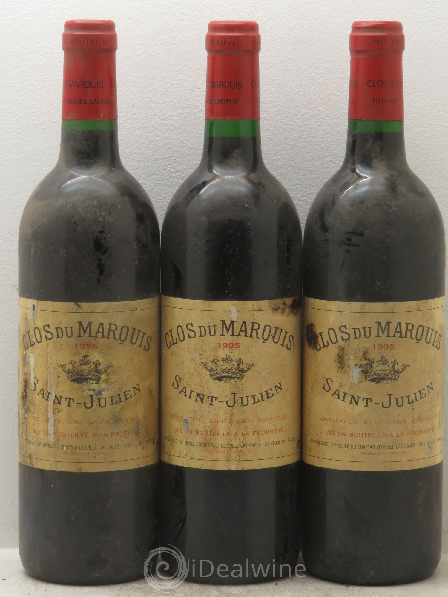 Clos du Marquis 1995 - Lot de 3 bouteilles - 0