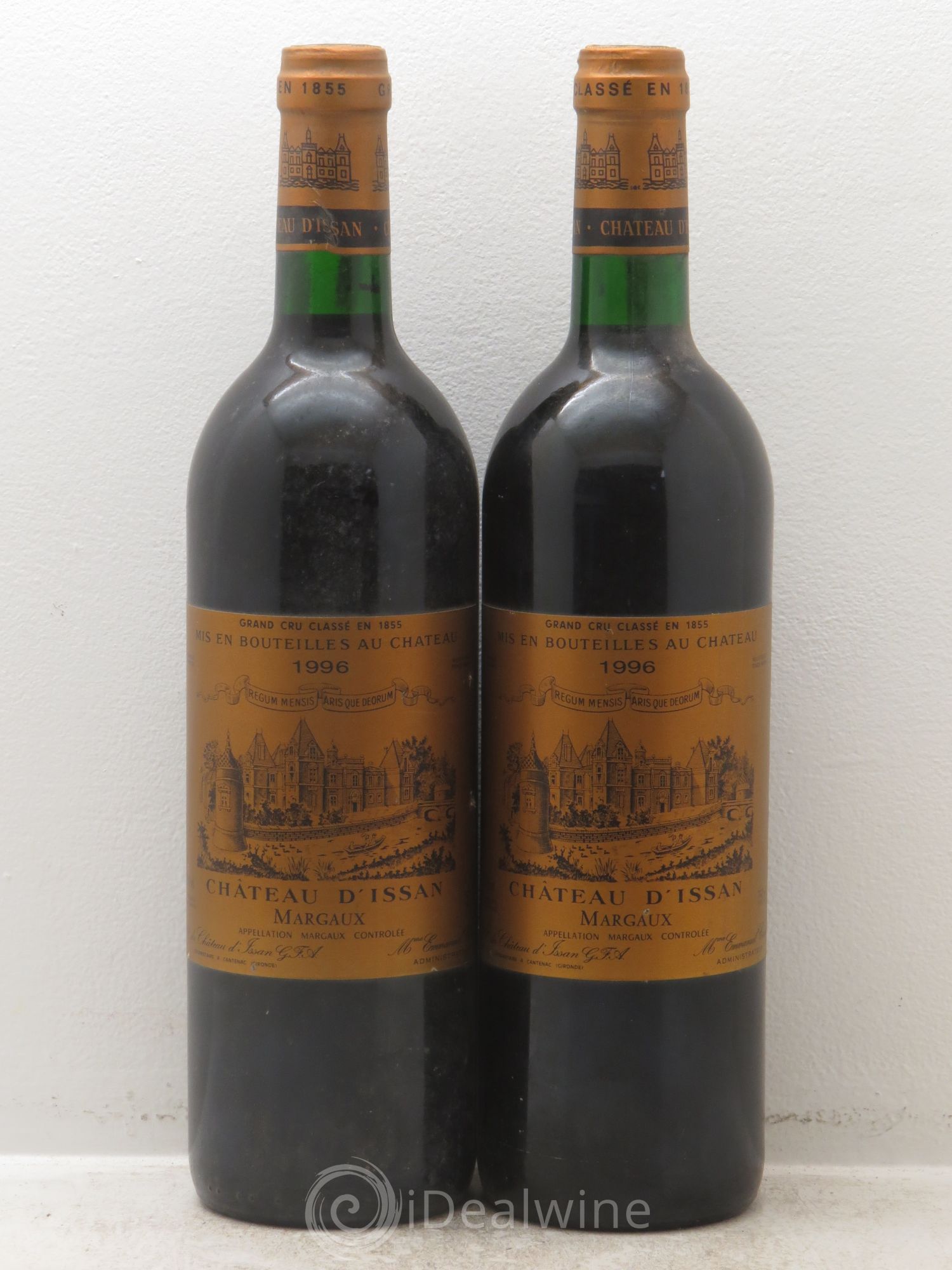 Château d'Issan 3ème Grand Cru Classé 1996 - Lot de 2 bouteilles - 0