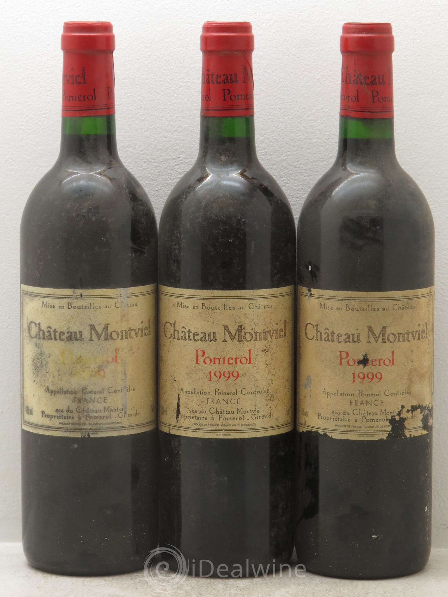 Château Montviel 1999 - Lot de 3 bouteilles - 0