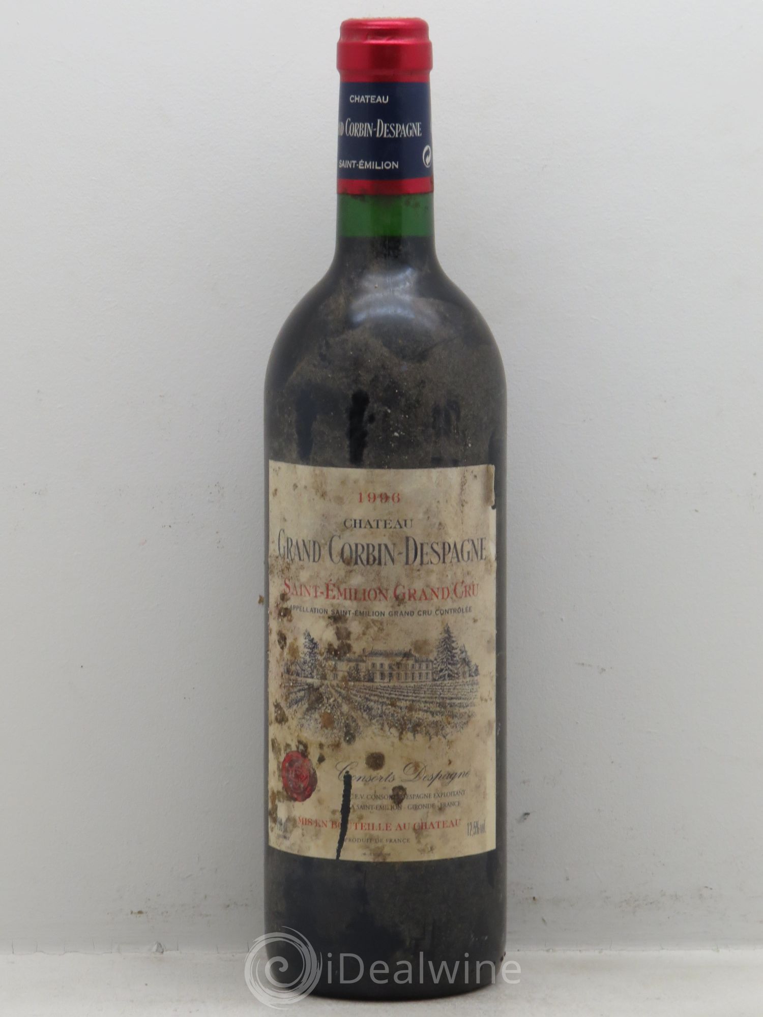 Château Grand Corbin Despagne Grand Cru Classé 1996 - Lot de 6 bouteilles - 0