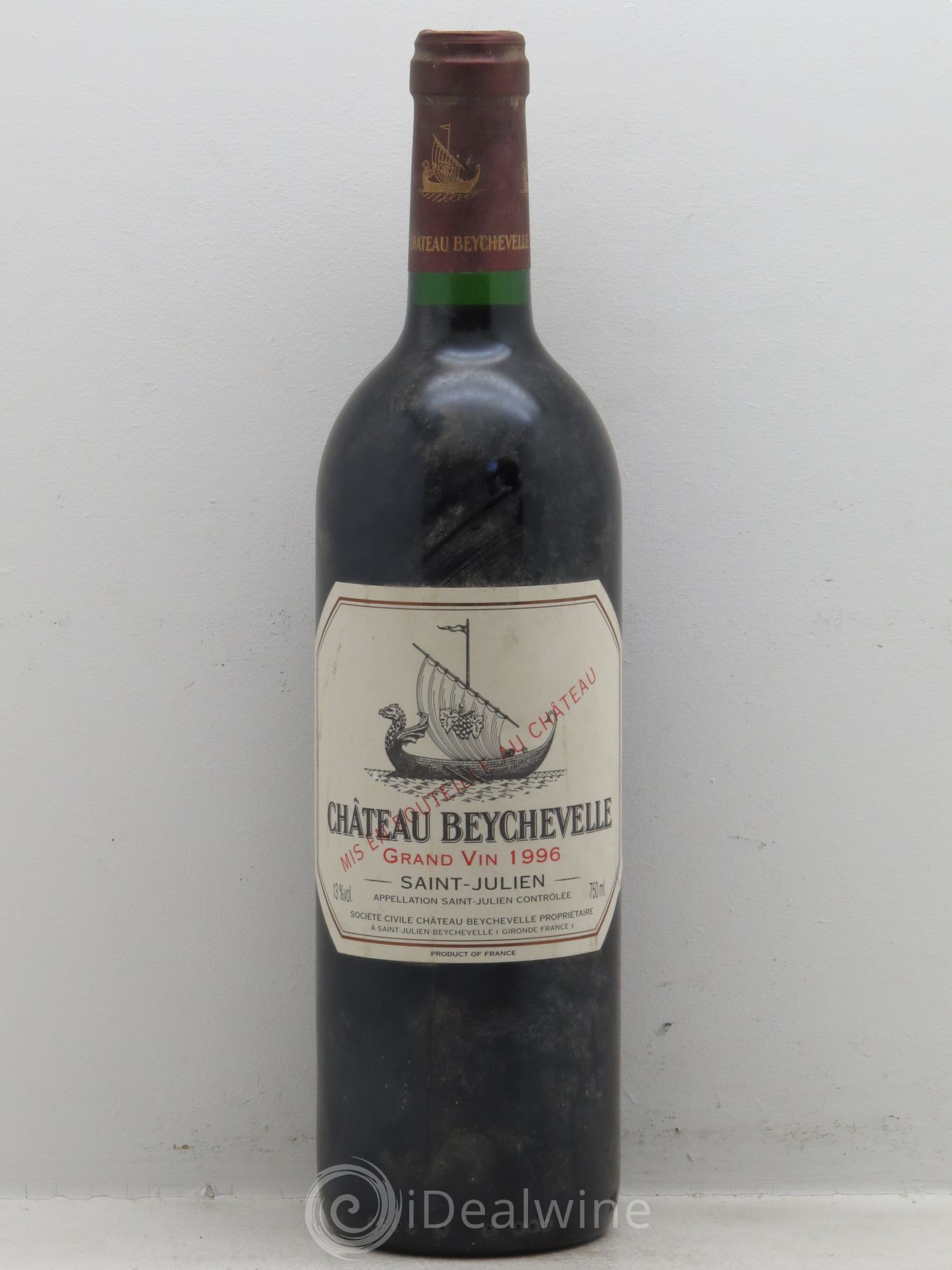Château Beychevelle 4ème Grand Cru Classé 1996 - Lot de 1 bouteille - 0