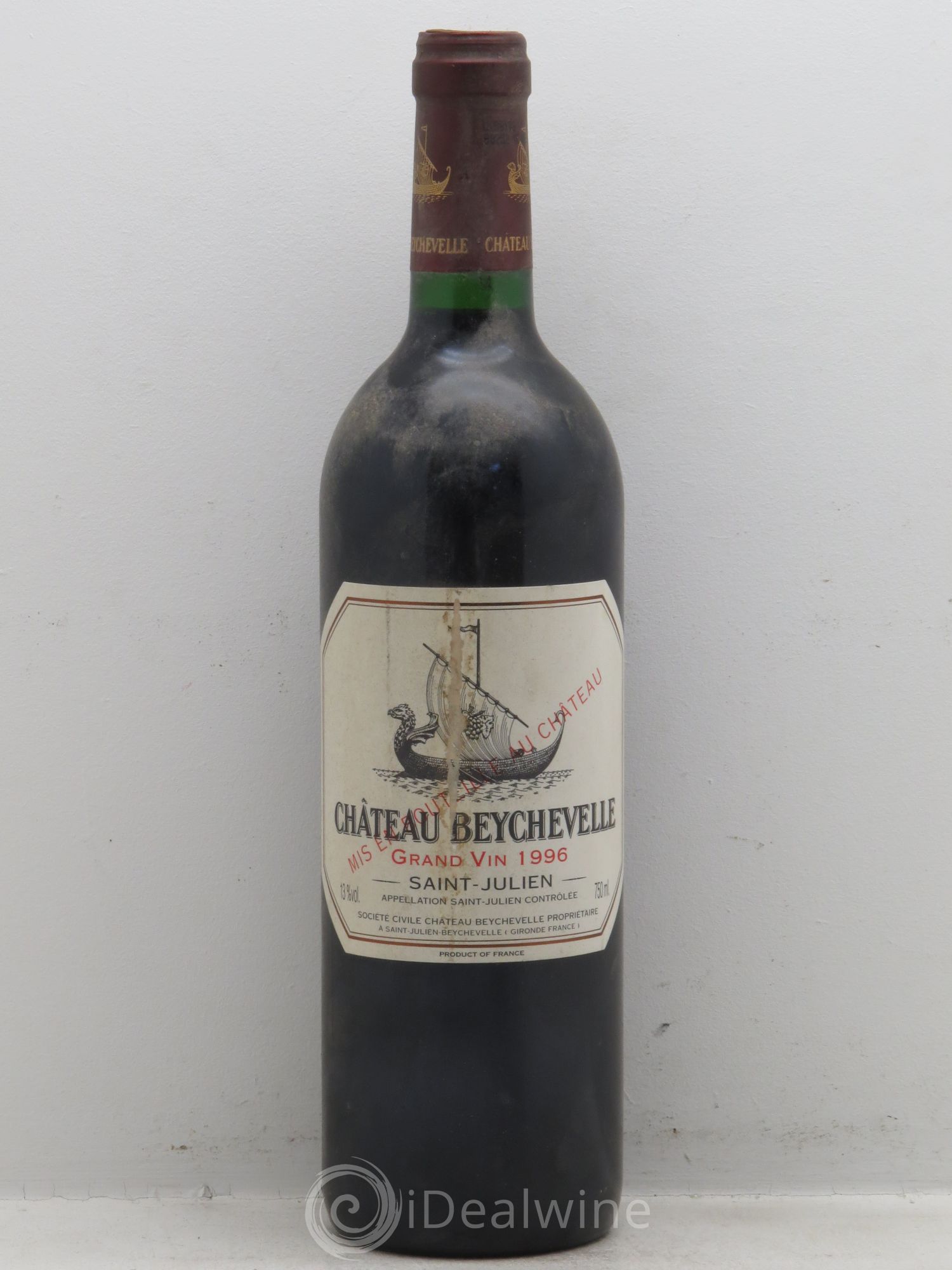 Château Beychevelle 4ème Grand Cru Classé 1996 - Lot de 6 bouteilles - 0
