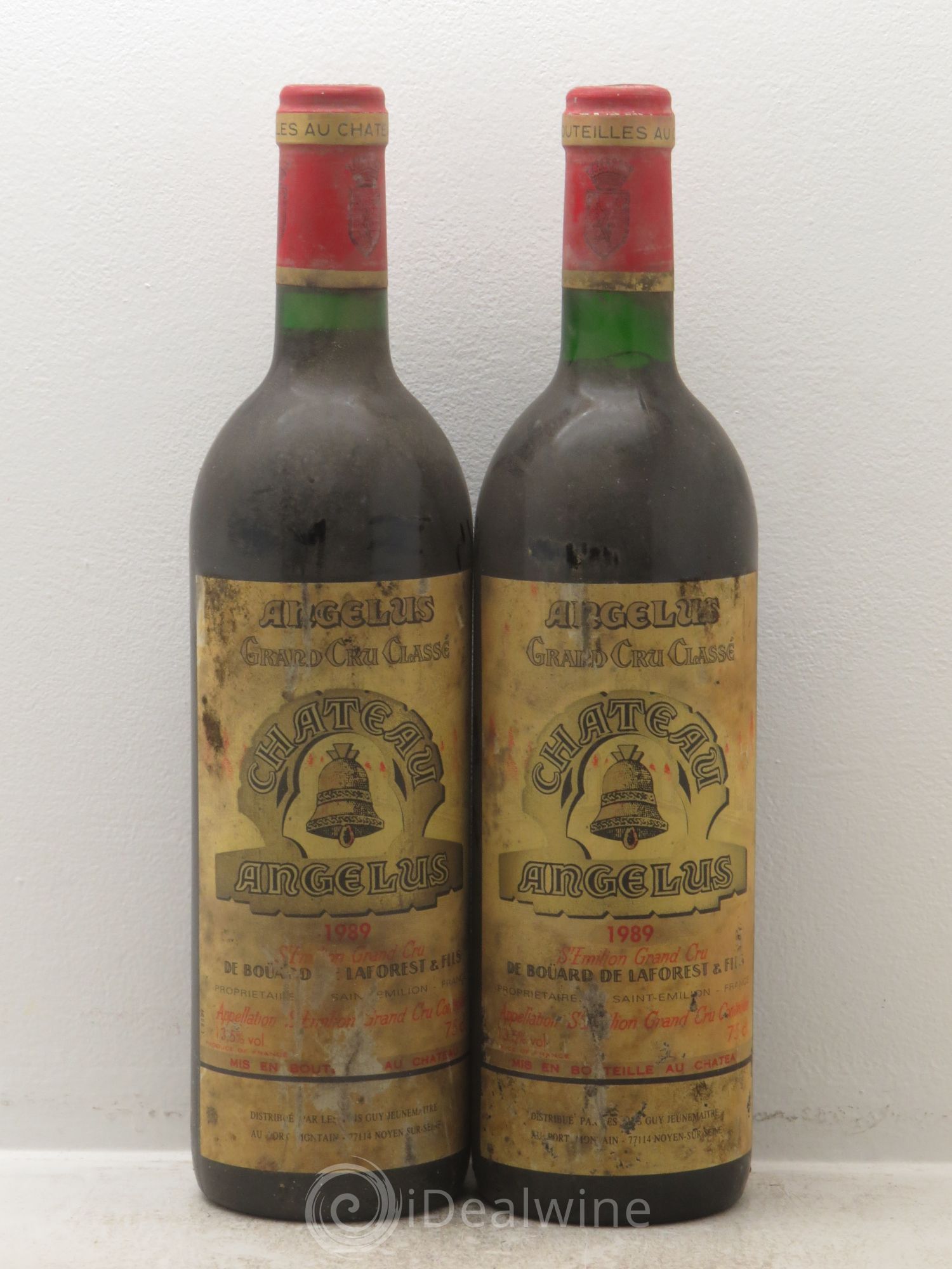 Château Angélus 1er Grand Cru Classé A 1989 - Lot de 2 bouteilles - 0