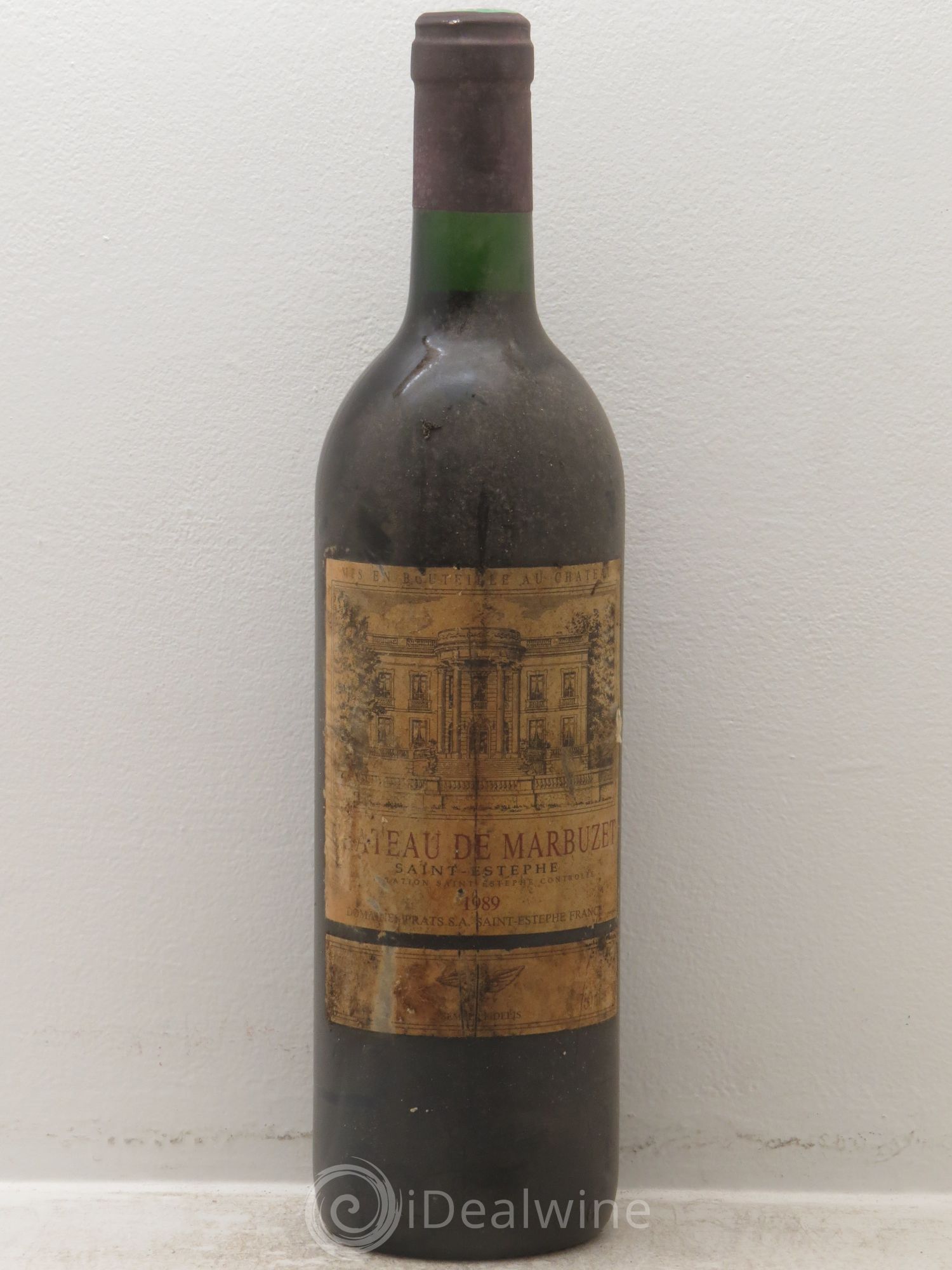 Château de Marbuzet Cru Bourgeois 1989 - Lot de 6 bouteilles - 0
