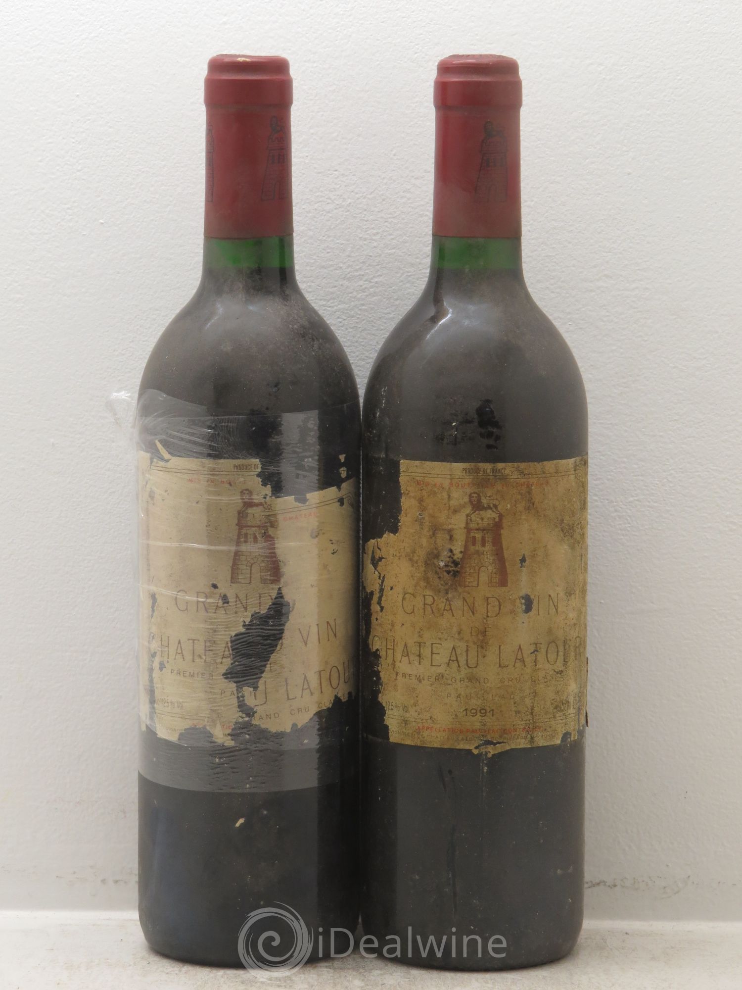 Château Latour 1er Grand Cru Classé 1991 - Lot de 2 bouteilles - 0