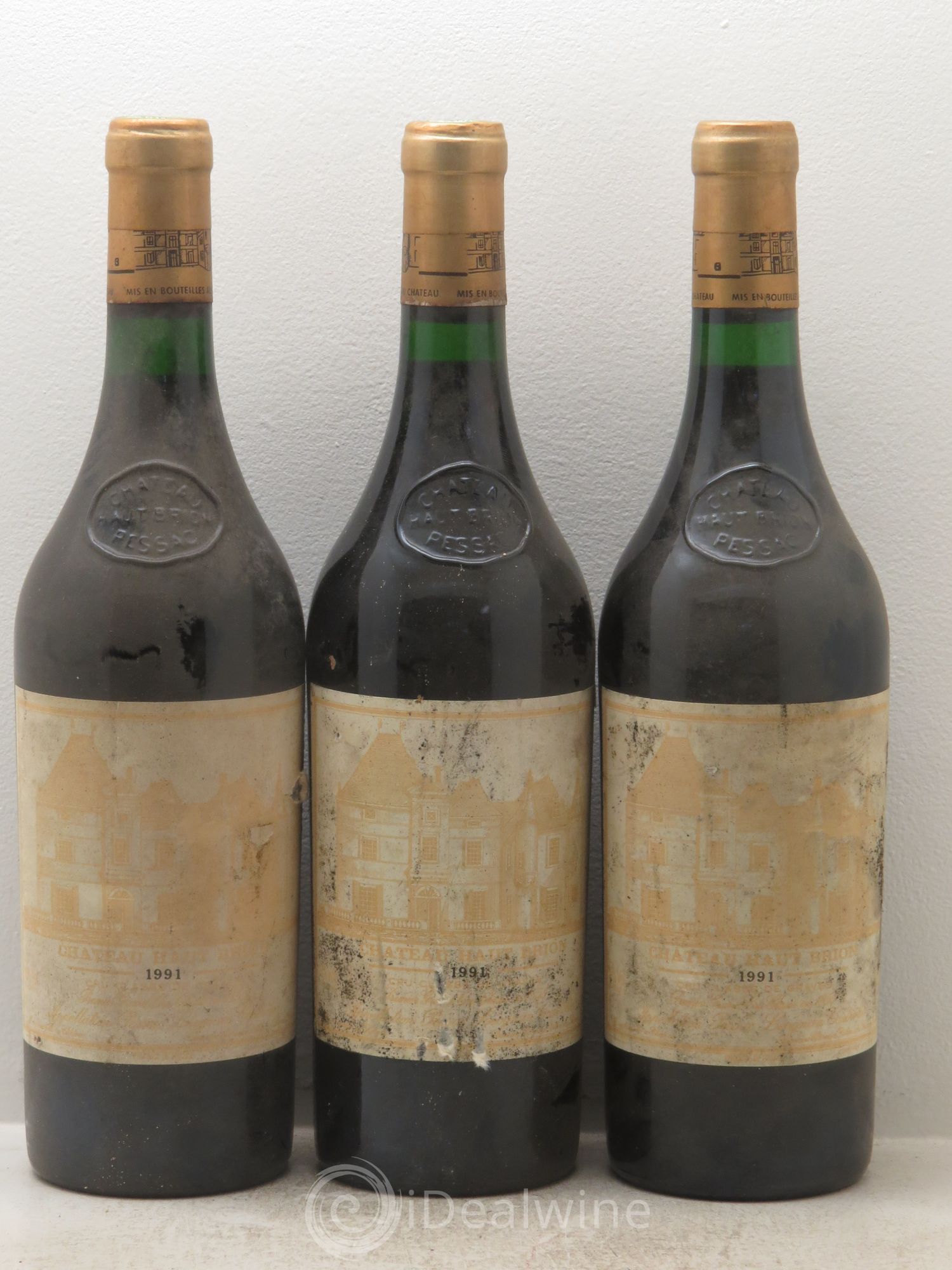 Château Haut Brion 1er Grand Cru Classé 1991 - Lot de 6 bouteilles - 2