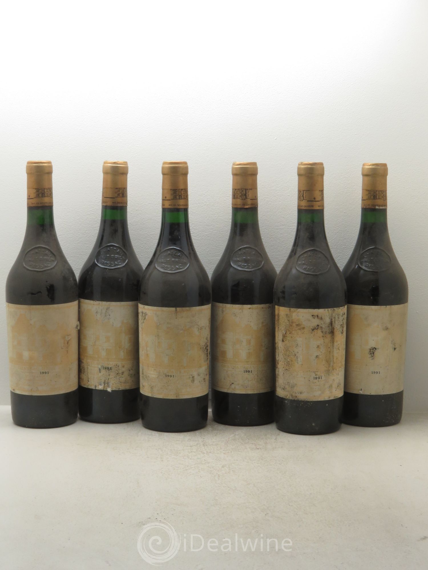 Château Haut Brion 1er Grand Cru Classé 1991 - Lot de 6 bouteilles - 0