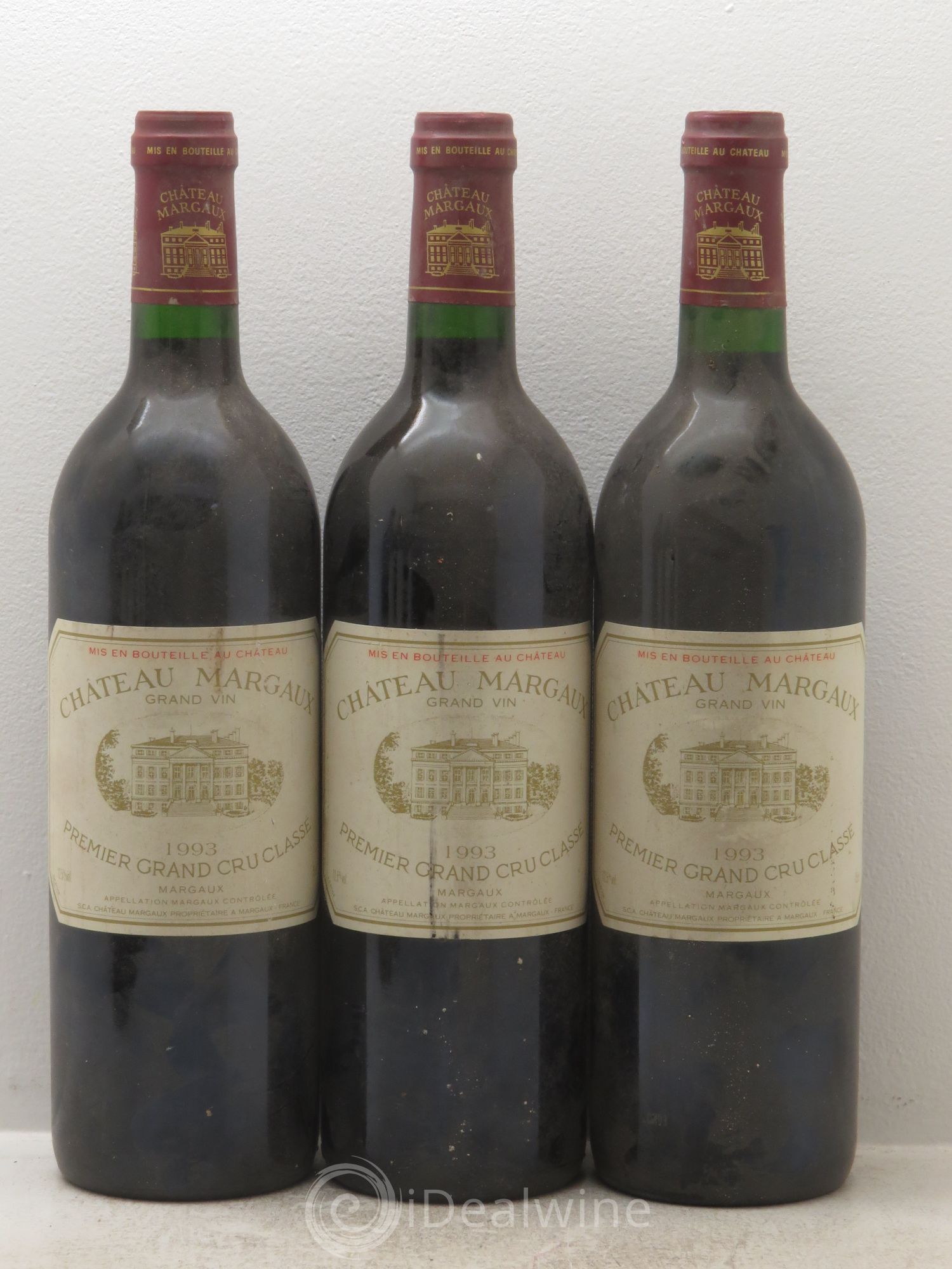 Château Margaux 1er Grand Cru Classé 1993 - Lot de 6 bouteilles - 1
