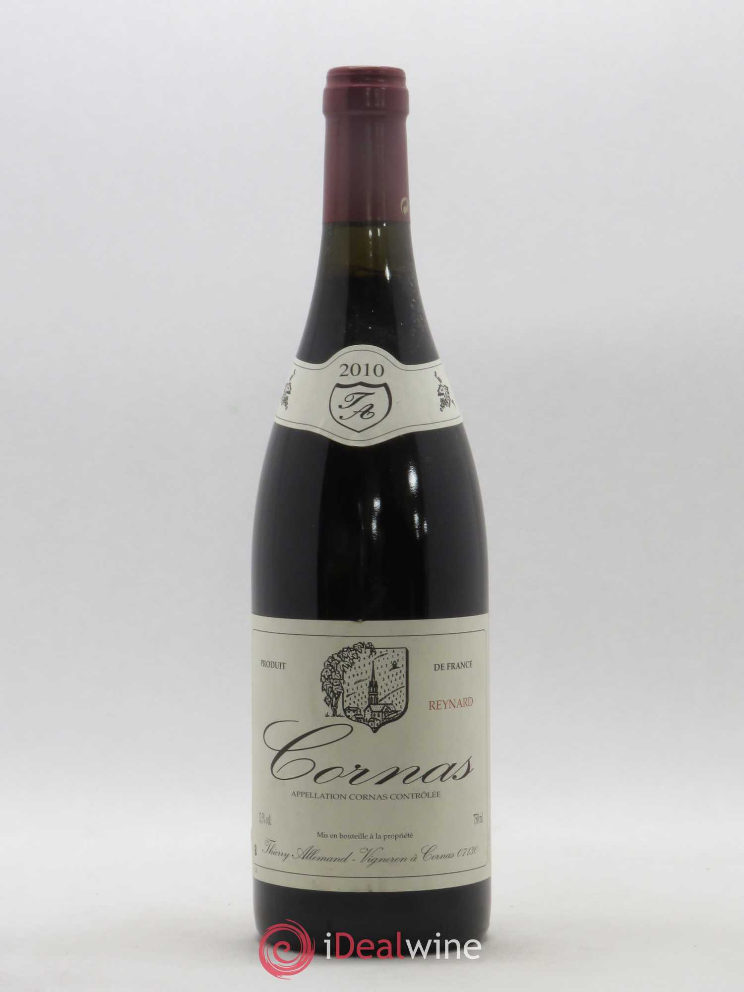 Cornas Reynard Thierry Allemand 2010 - Lot de 1 bouteille - 0